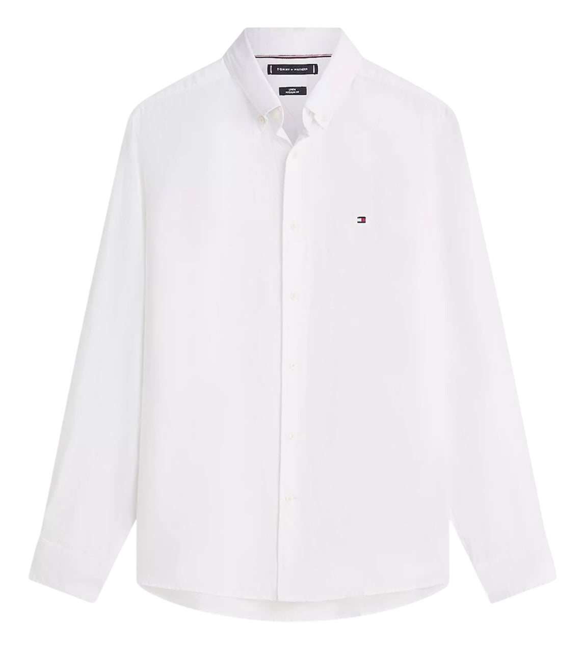 Tommy Hilfiger Regular Fit Washed Pure Linen Shirt