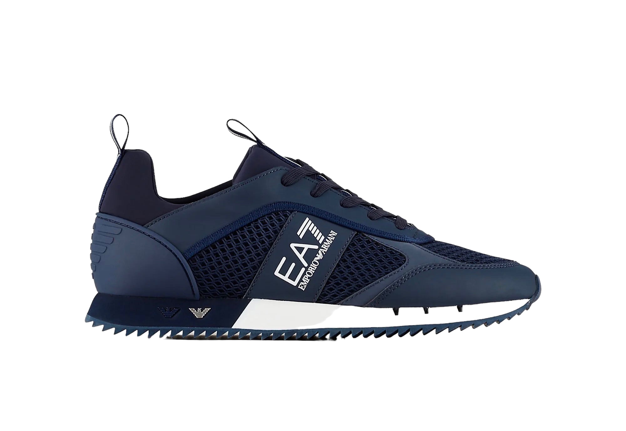 EA7 Emporio Armani Black & White Laces Trainers