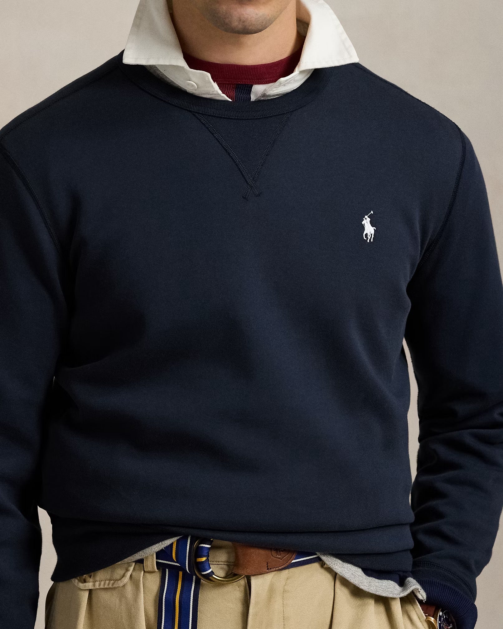 Polo Ralph Lauren Double-Knit Pullover Sweatshirt