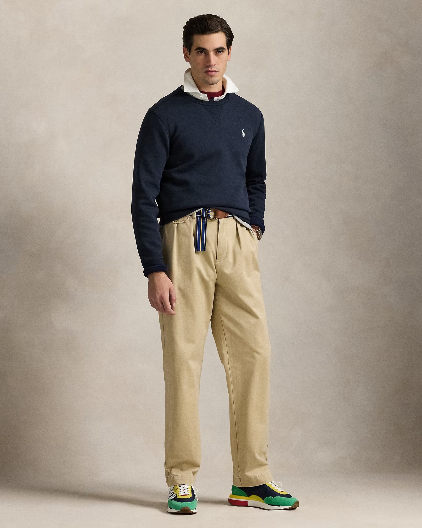 Polo Ralph Lauren Double-Knit Pullover Sweatshirt
