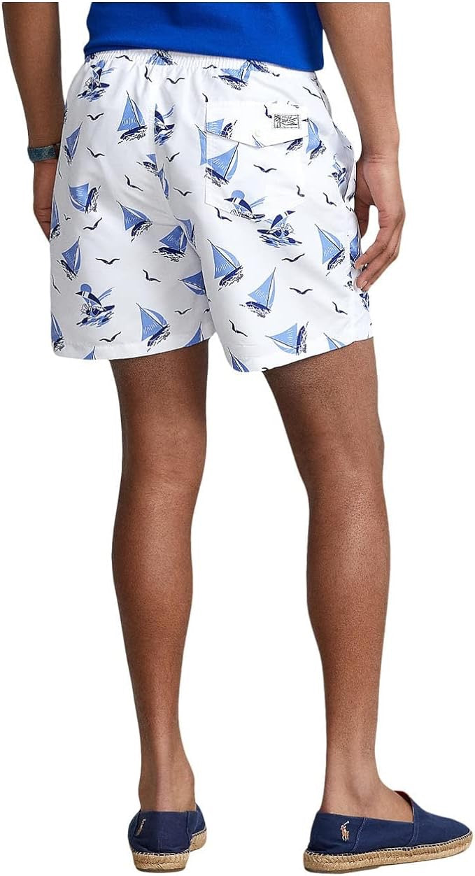 Polo Ralph Lauren Traveller Sailboat Bear Swim Shorts