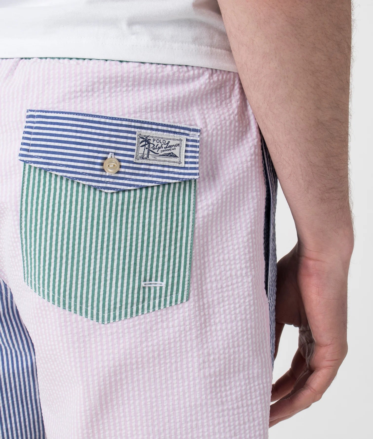 Polo Ralph Lauren 14.5 cm Traveller Seersucker Swimming Trunk