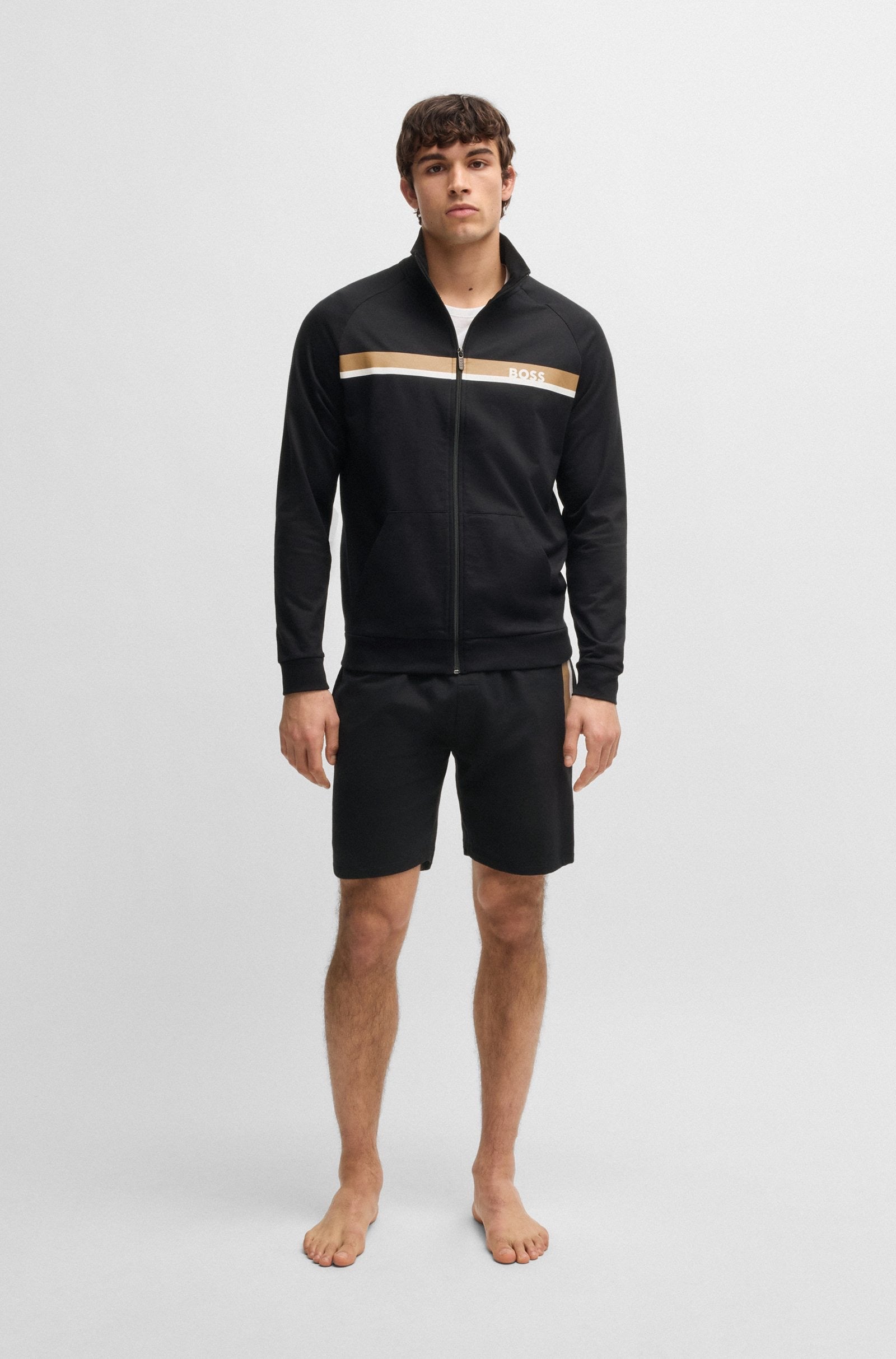 BOSS Authentic Z Zip-Up Jacket With Logo Detail