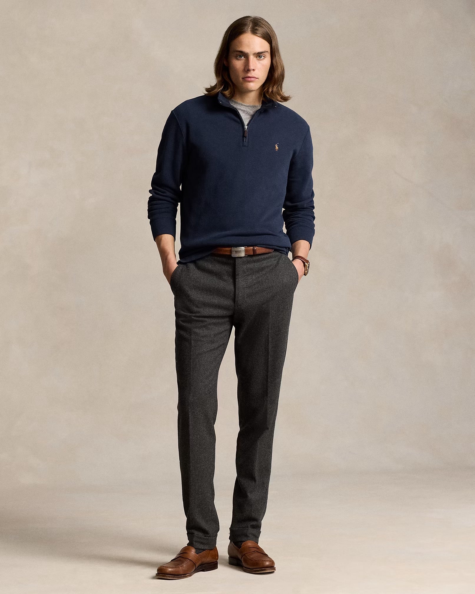 Polo Ralph Lauren Estate Rib Quarter-Zip Pullover