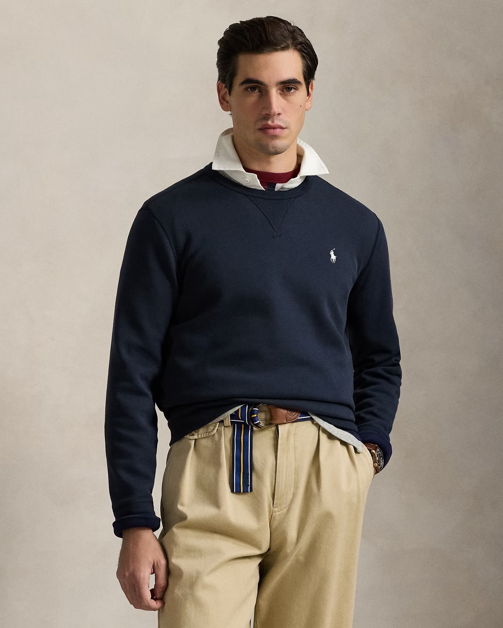 Polo Ralph Lauren Double-Knit Pullover Sweatshirt