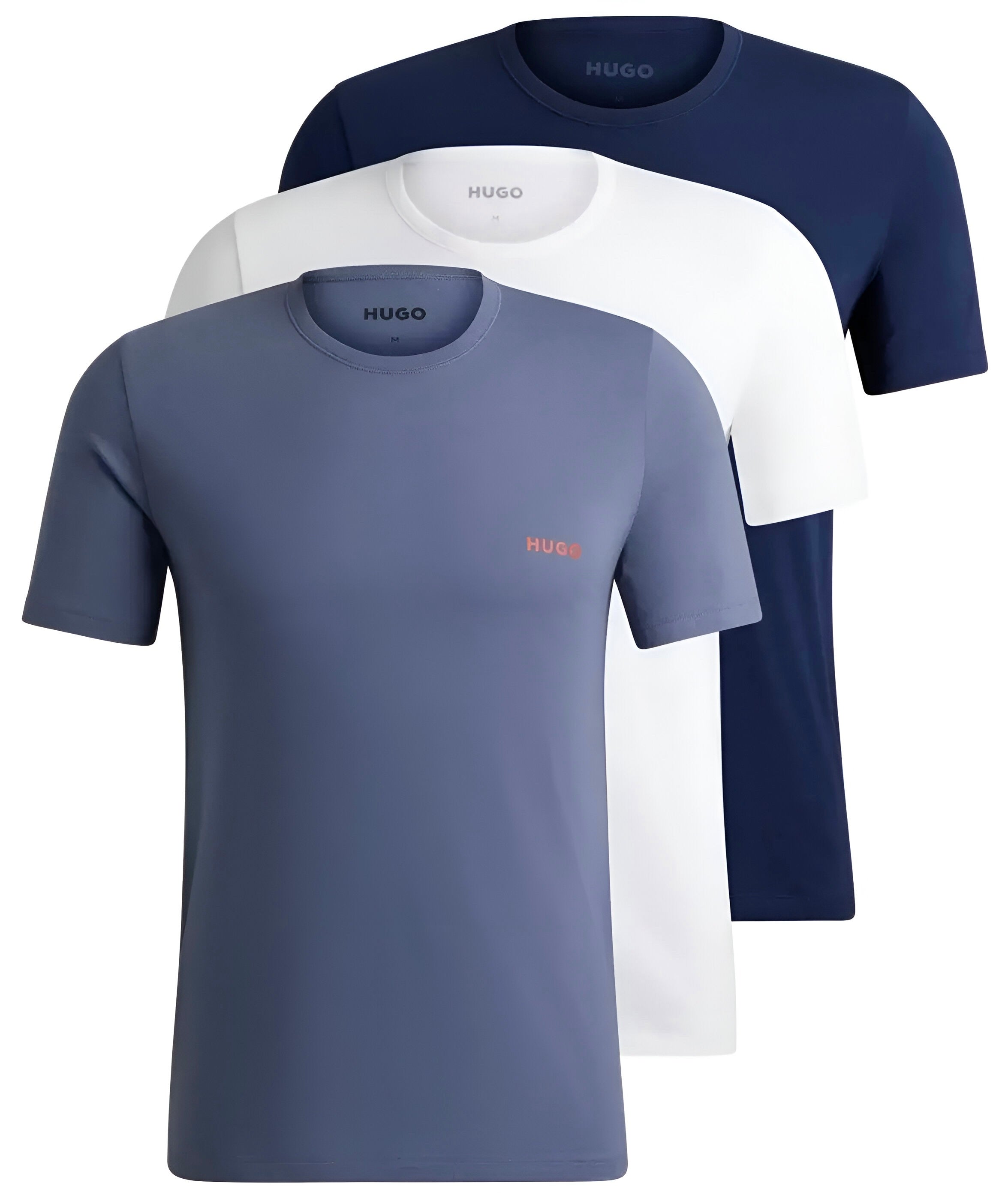 HUGO 3 Pack T-Shirts Cotton Jersey