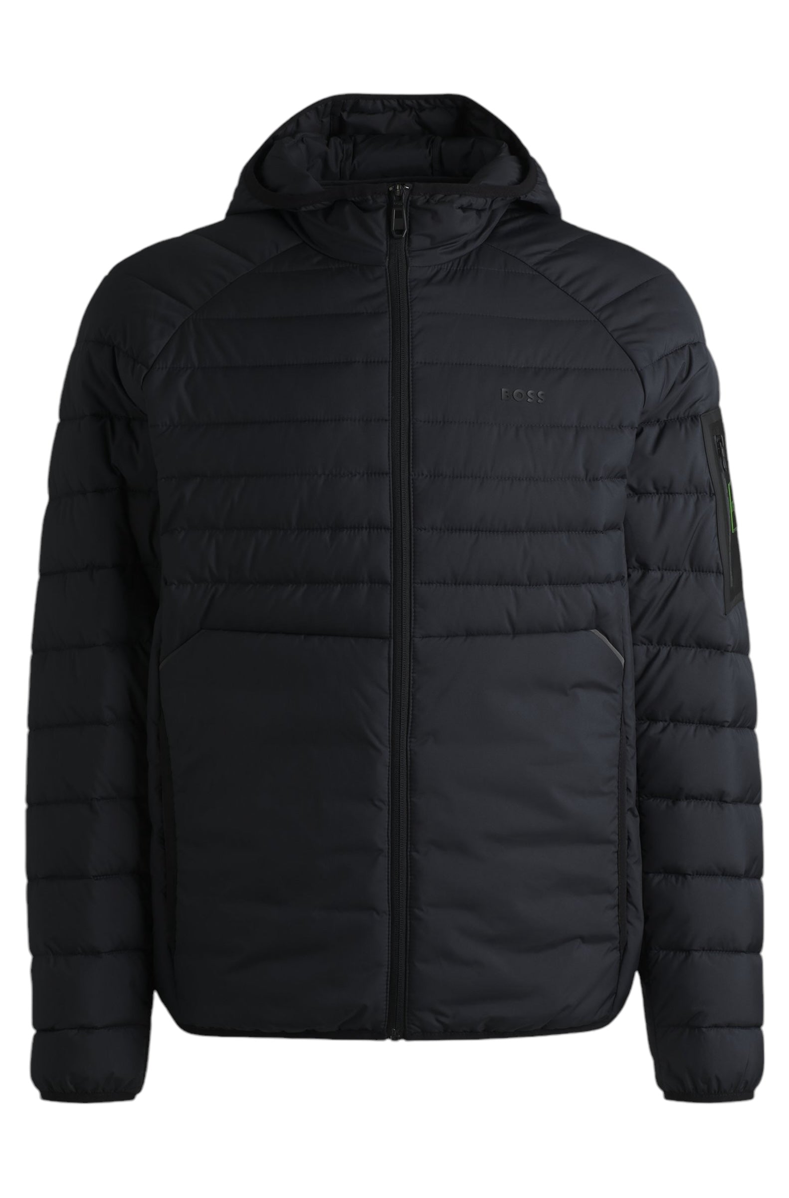 BOSS J_Thor 2 Water Repellent Puffer Jacket With Decorative Reflective Details