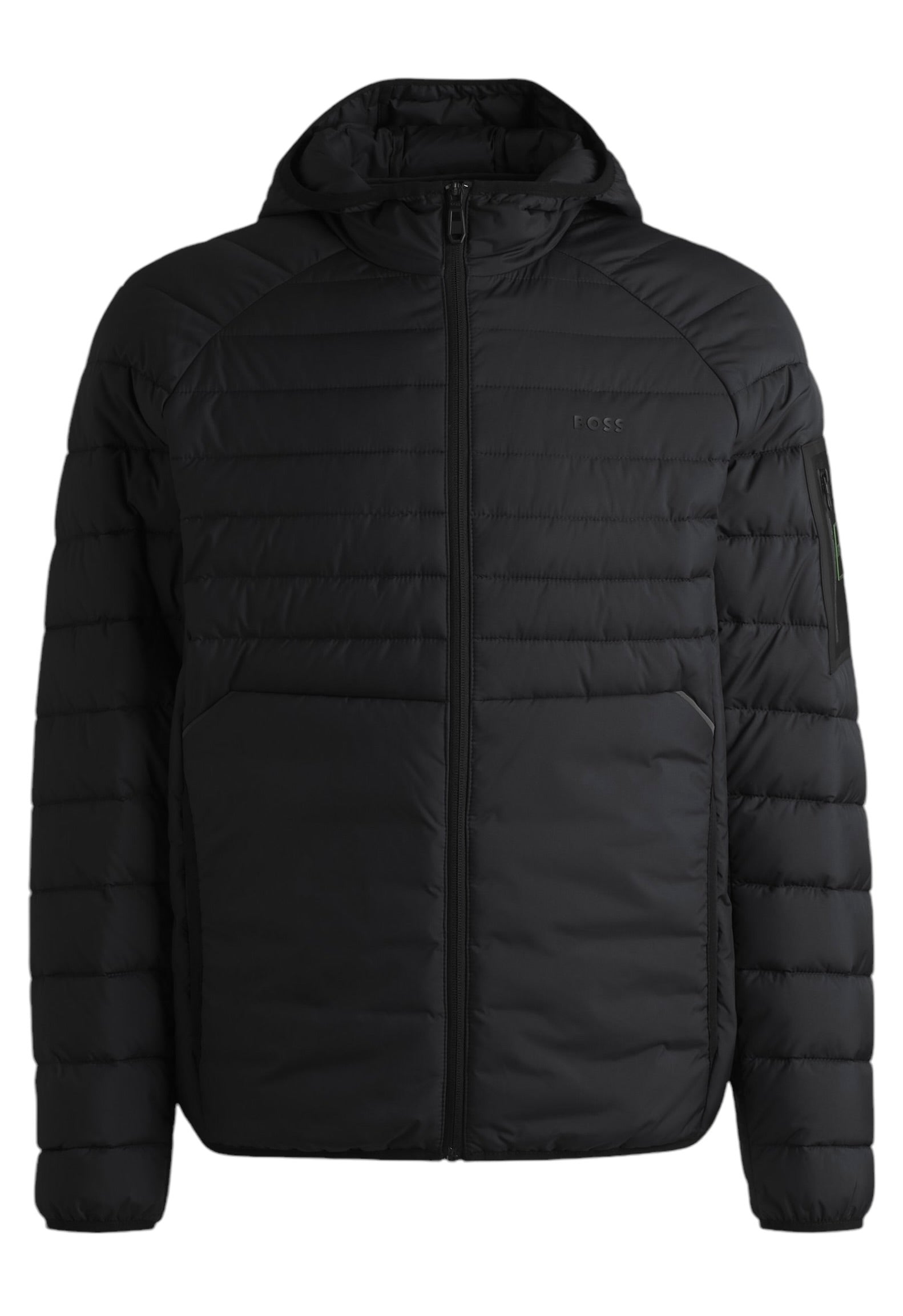 BOSS J_Thor 2 Water Repellent Padded Jacket With Decorative Reflective Details