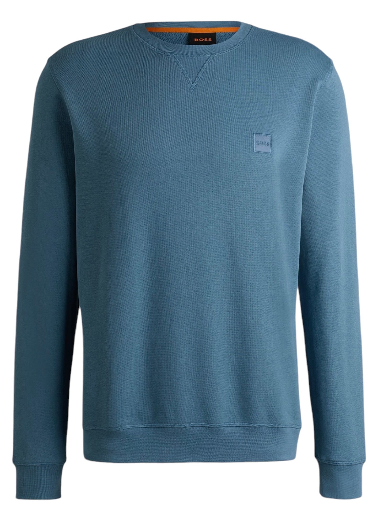 BOSS Westart Cotton-Terry Relaxed Fit Sweatshirt With Logo Patch