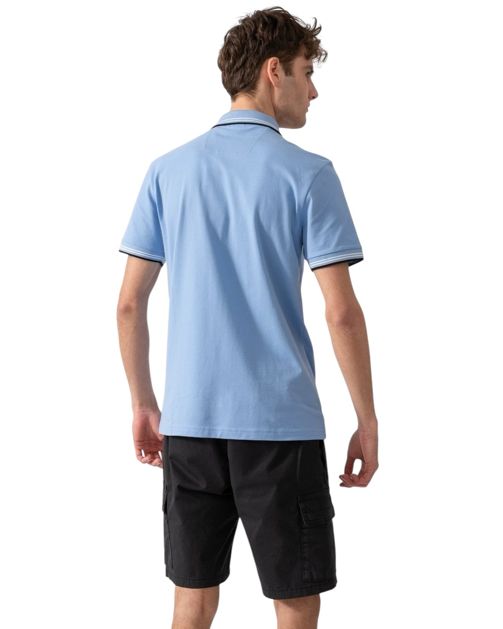 BOSS Paul Slim Fit Stretch Cotton Polo Shirt With Logo Undercollar