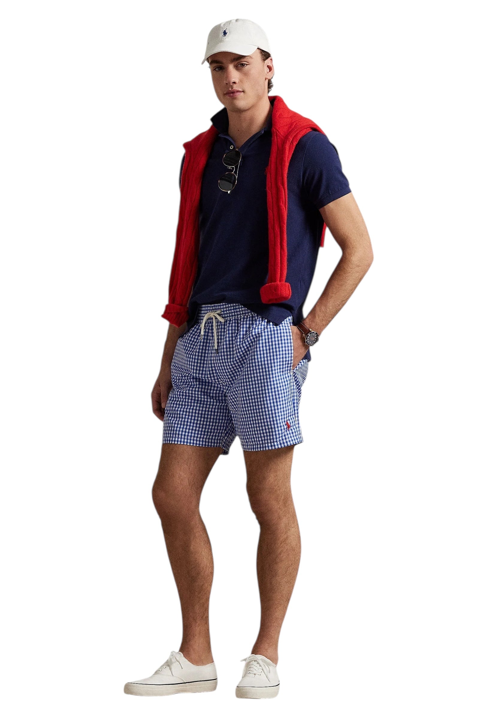 Polo Ralph Lauren Traveller Gingham Swim Shorts