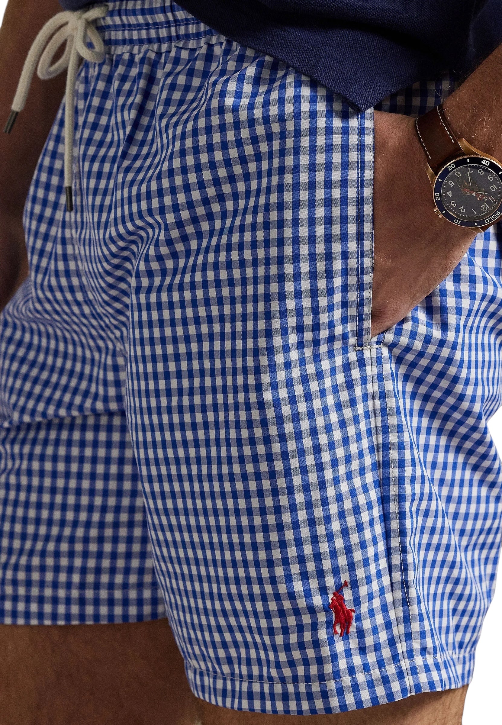 Polo Ralph Lauren Traveller Gingham Swim Shorts
