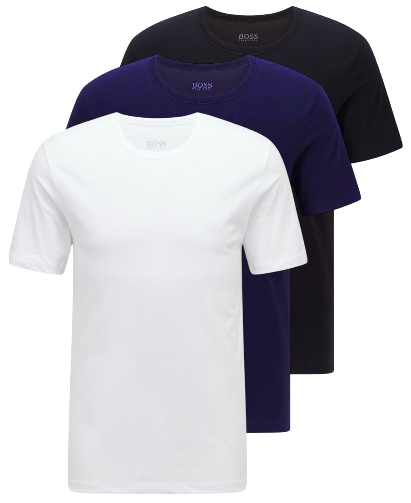 Hugo Boss 3 Pack T-Shirts Cotton Jersey