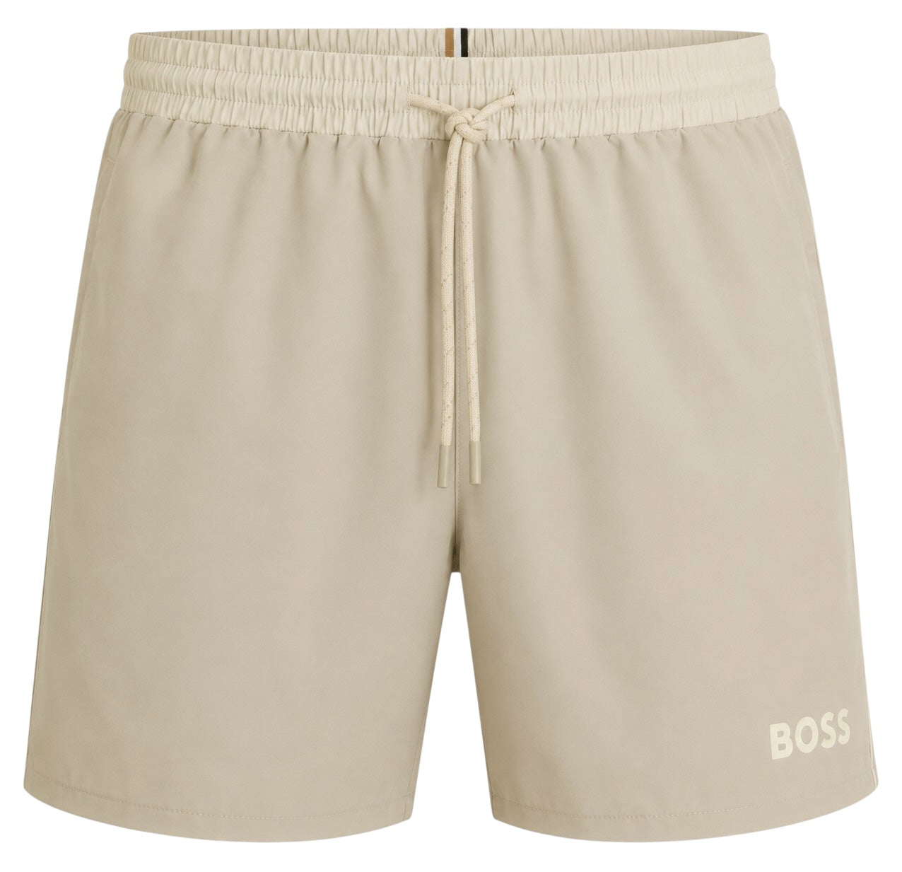 BOSS Starfish Quick-Drying Swim Shorts With Contrast Logo And Piping