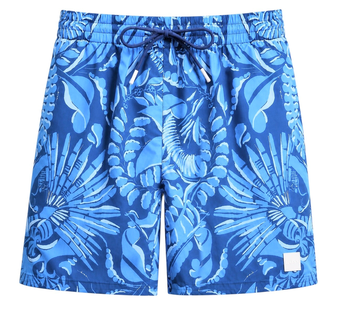 BOSS Piranha Tropical Print Swim Shorts