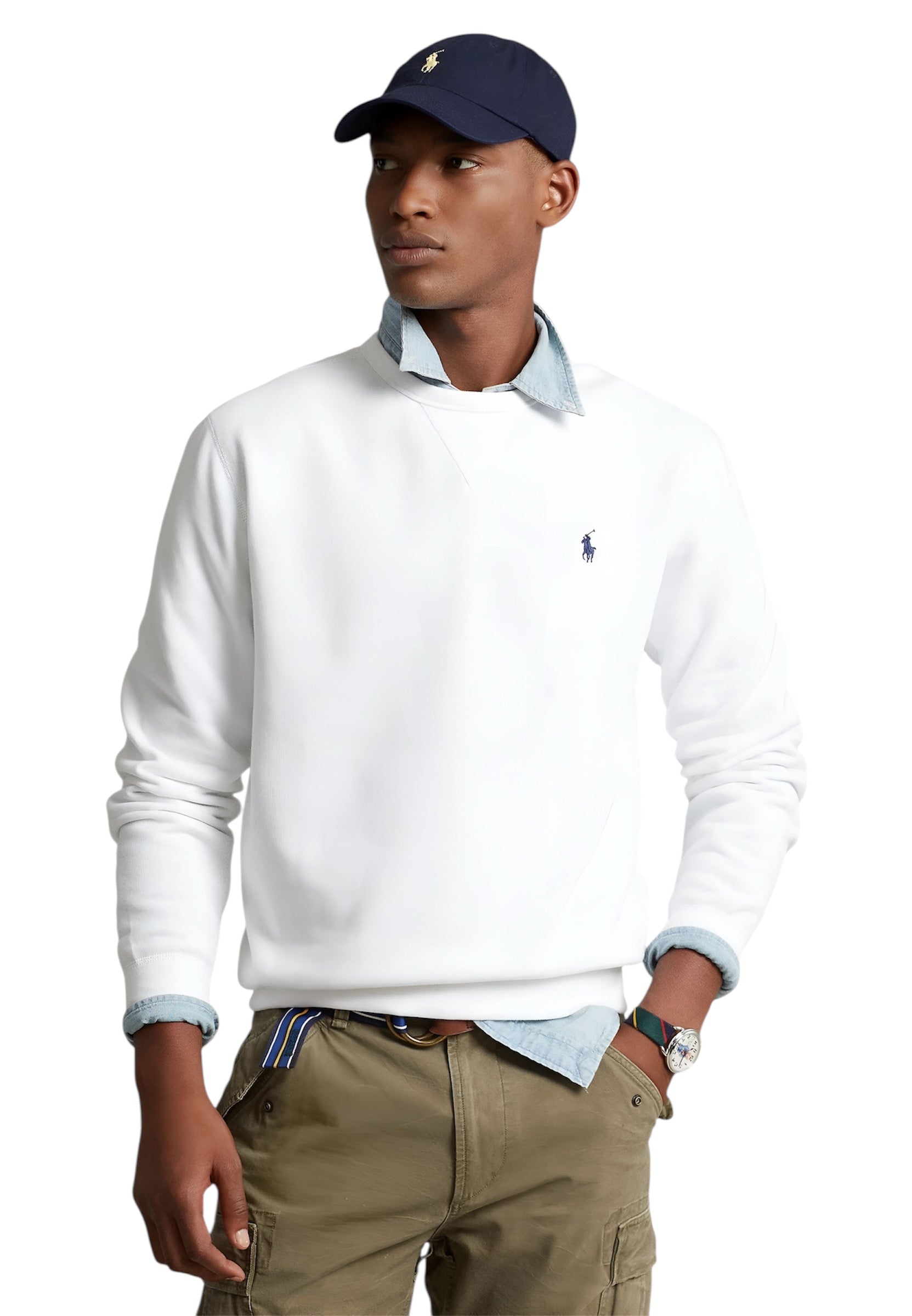 Polo Ralph Lauren Double-Knit Pullover Sweatshirt
