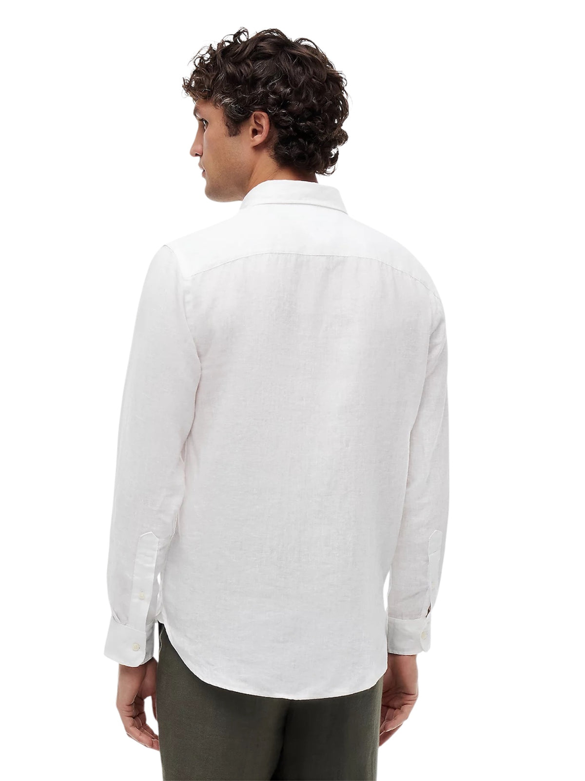 Tommy Hilfiger Regular Fit Washed Pure Linen Shirt
