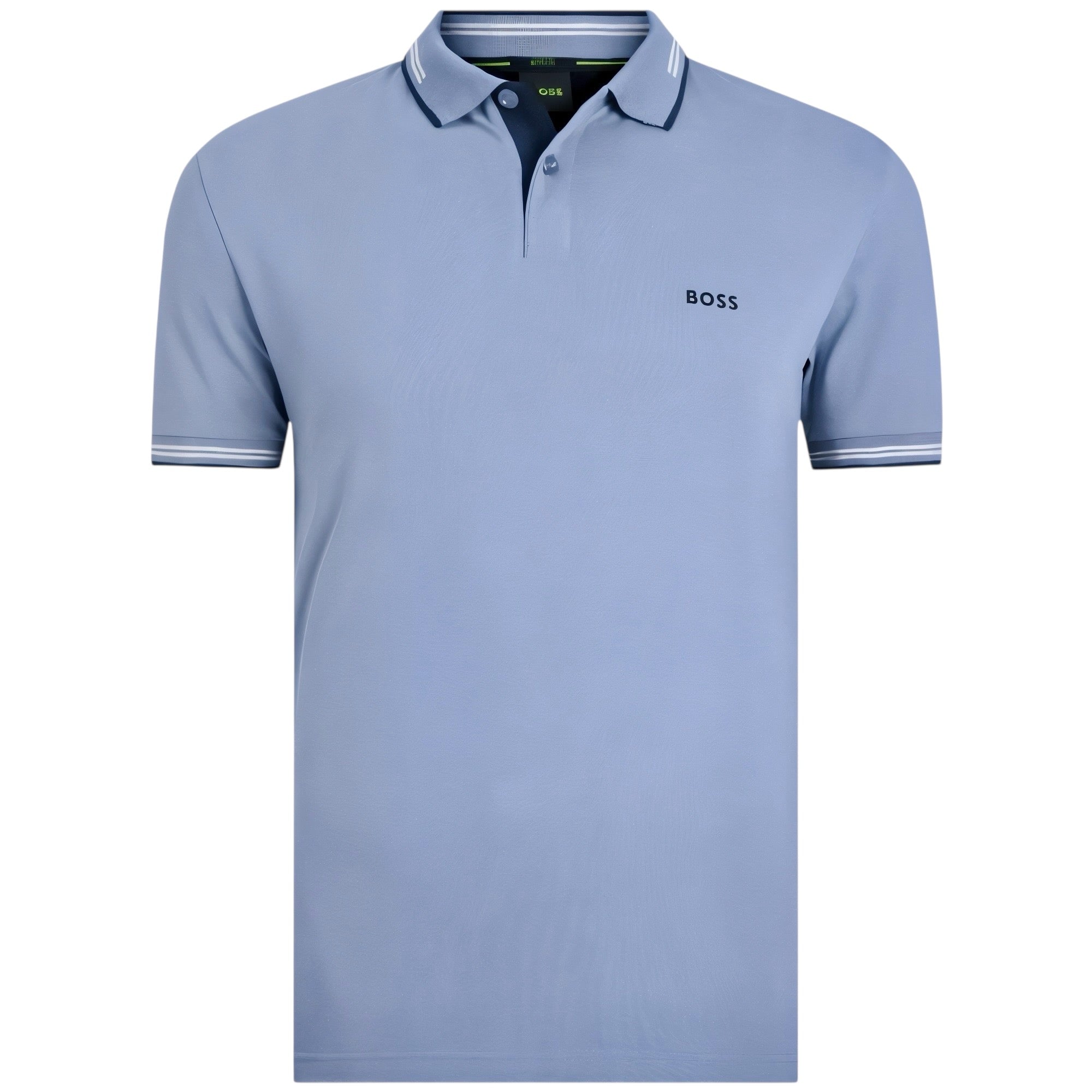 BOSS Paul Slim Fit Stretch Cotton Polo Shirt With Logo Undercollar