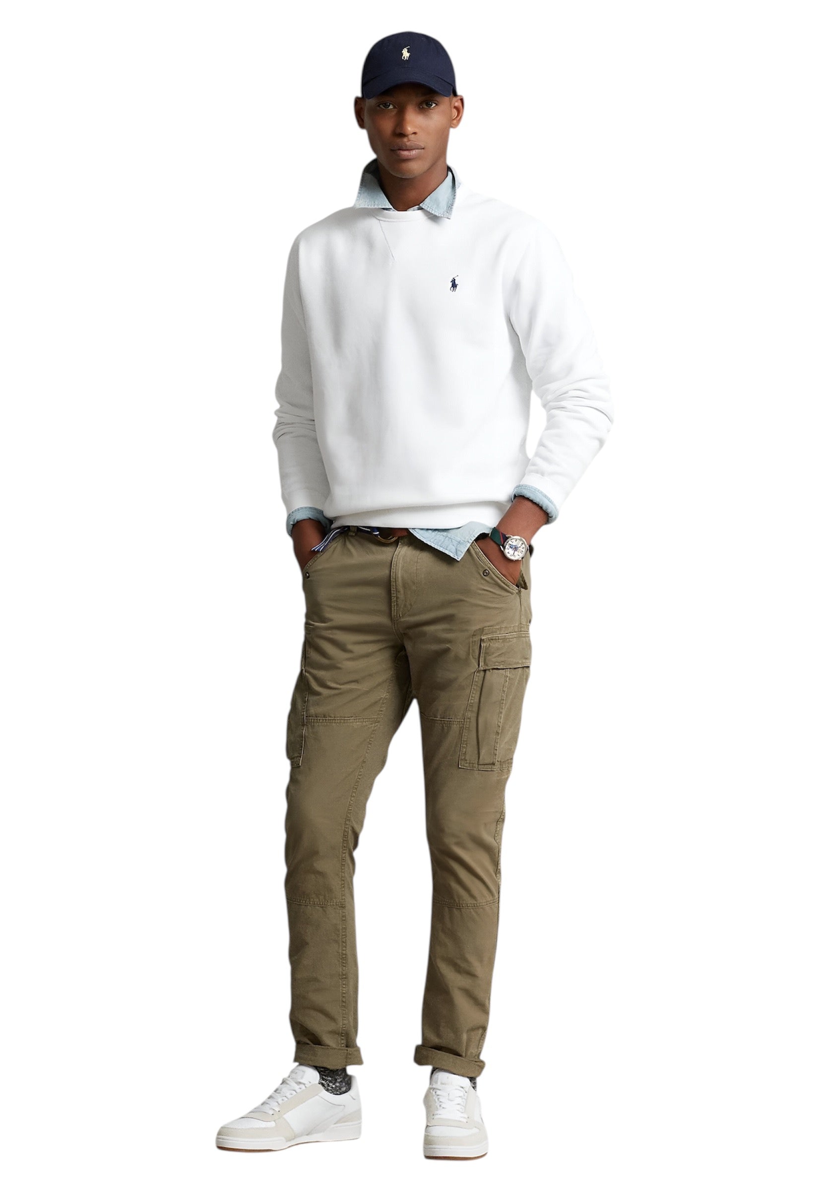Polo Ralph Lauren Double-Knit Pullover Sweatshirt