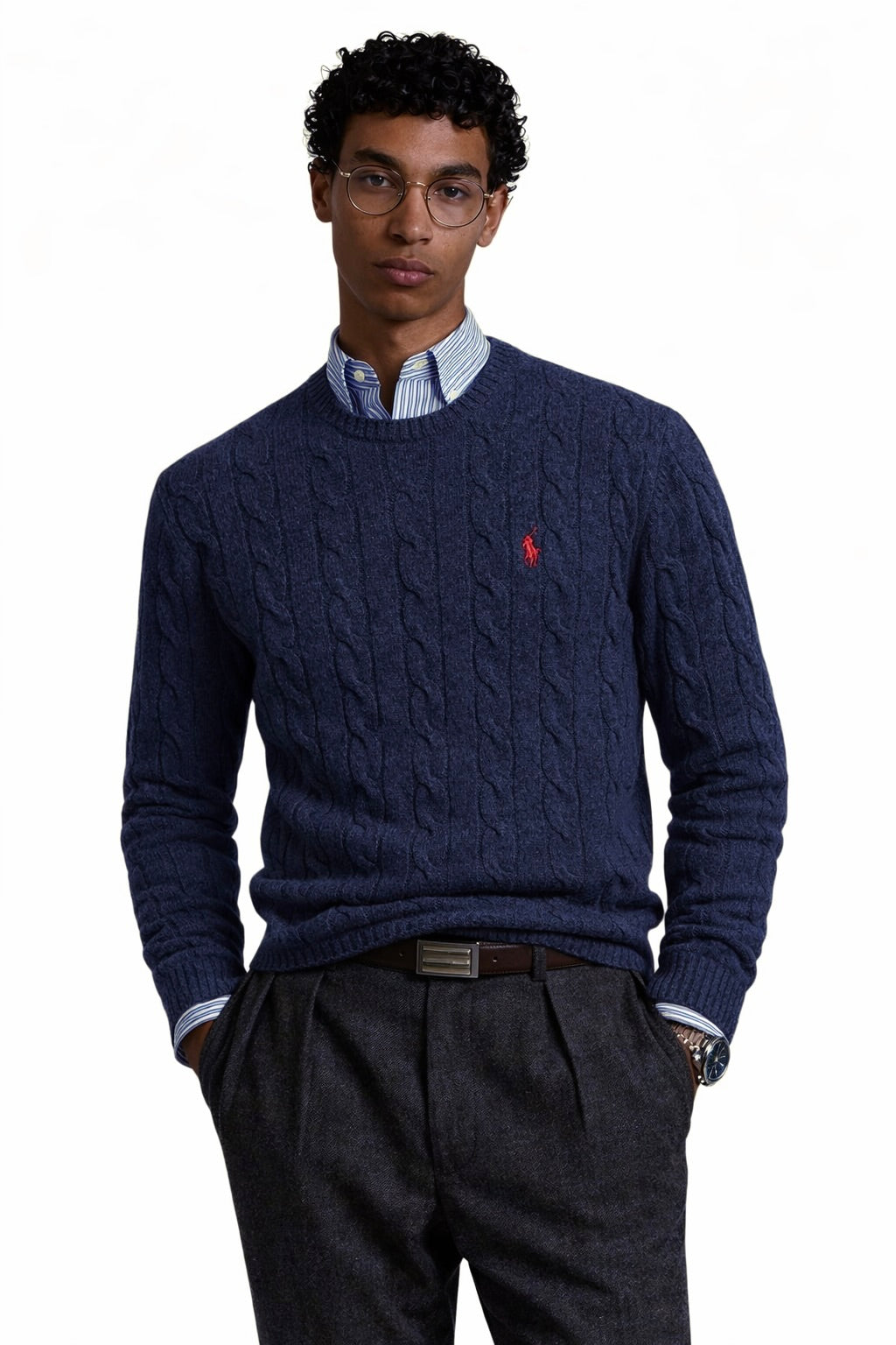 Polo Ralph Lauren Cable Knit Wool-Cashmere Jumper