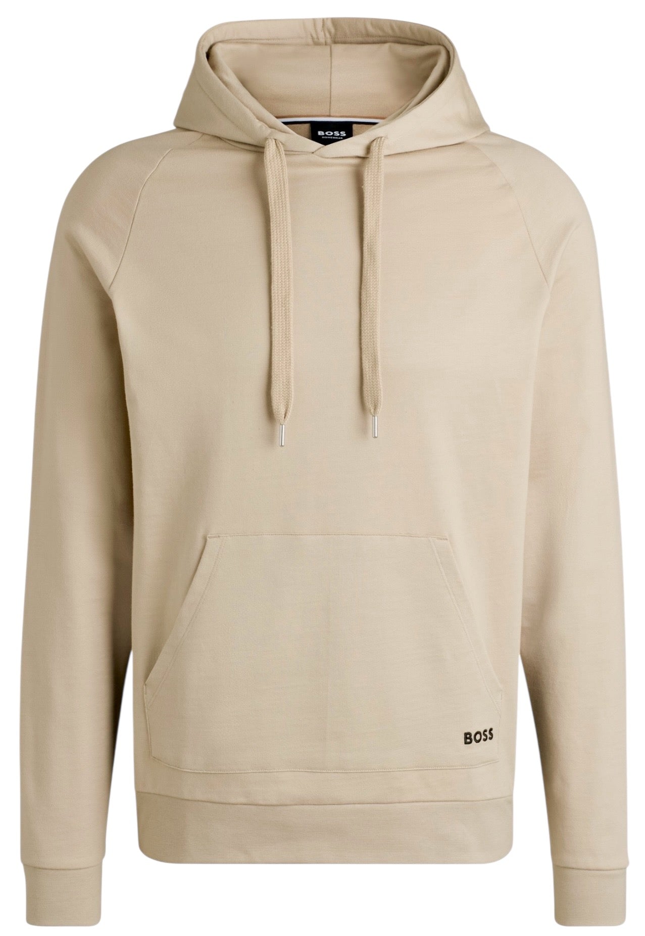 BOSS Iconic Regular-Fit Hoodie In Cotton Terry With Contrast Panels