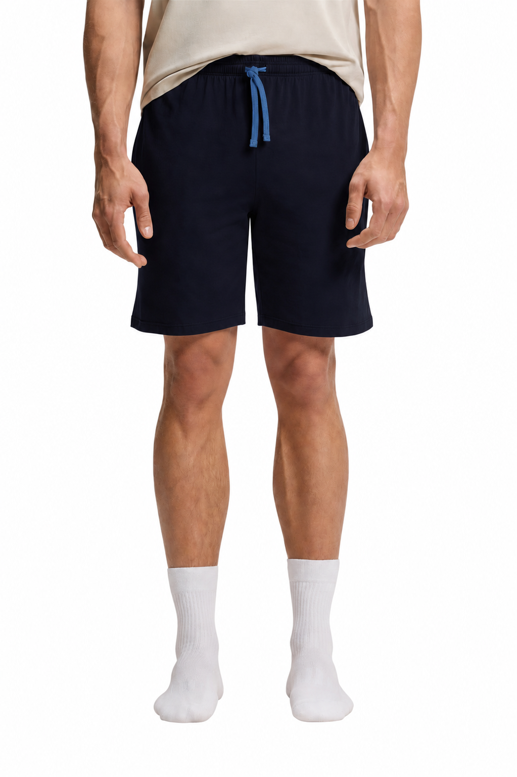 BOSS Stretch-Cotton Shorts With Embroidered Logo