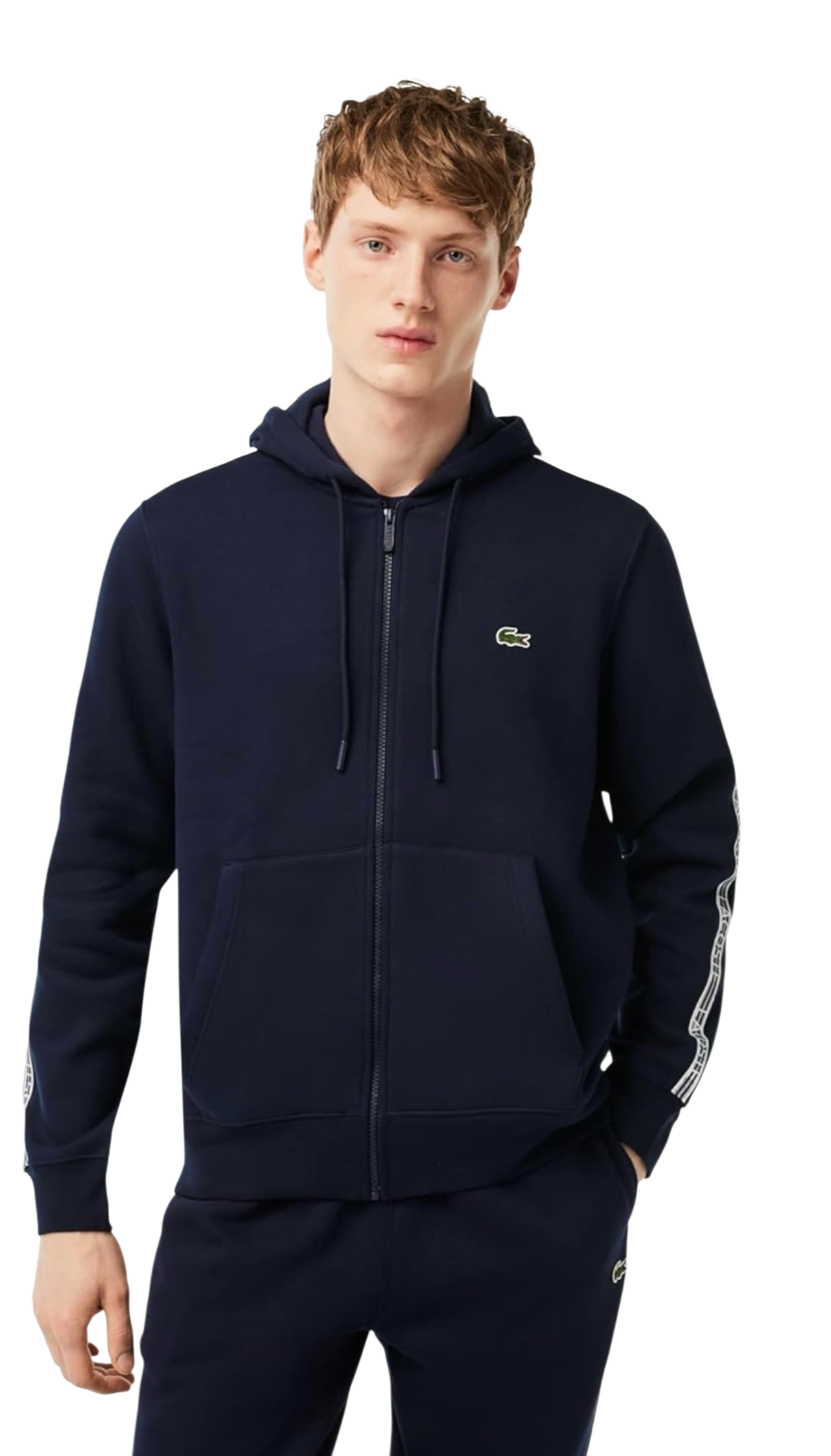 Lacoste Zip-Up Fleece Hoodie