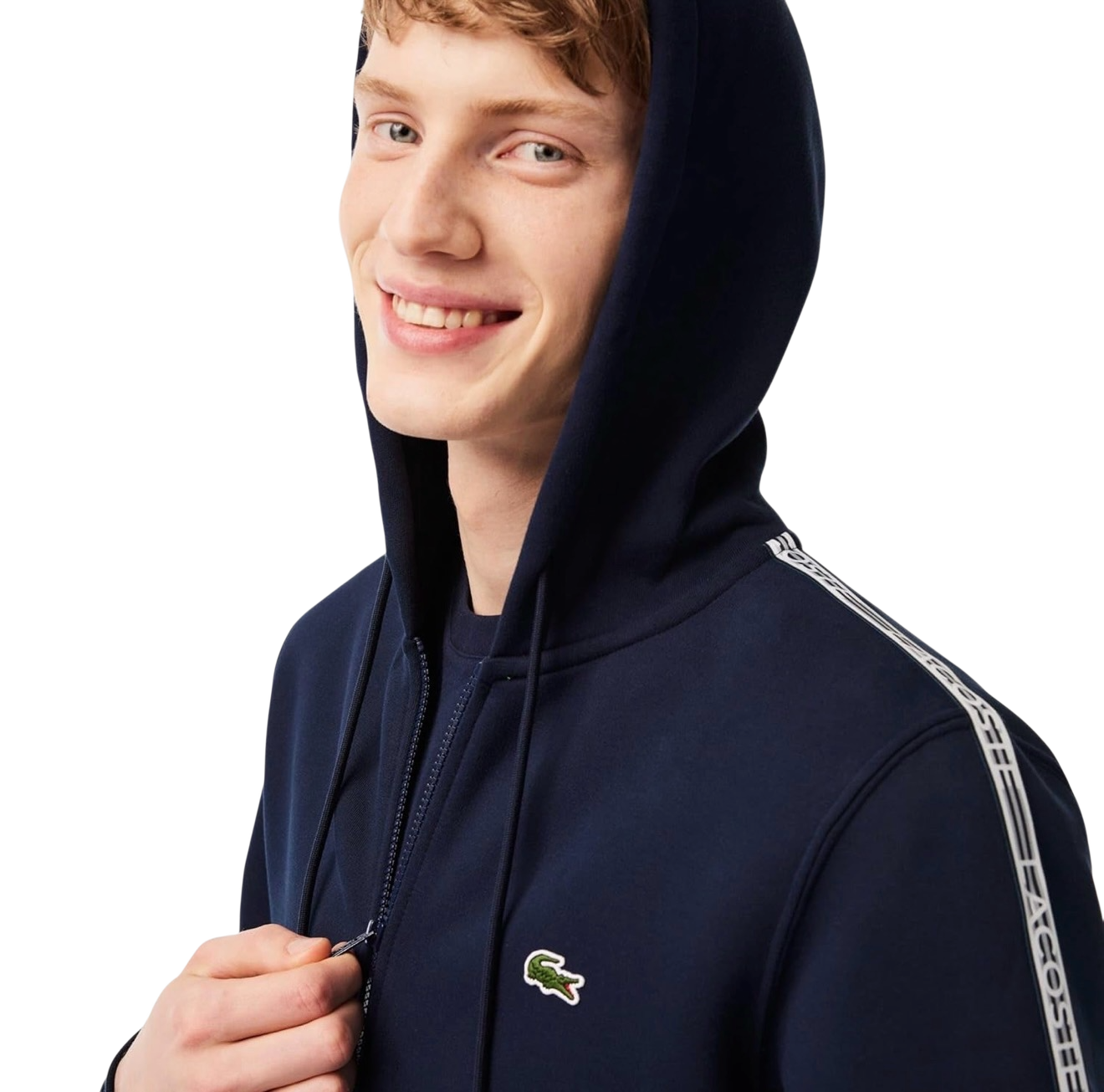 Lacoste Zip-Up Fleece Hoodie