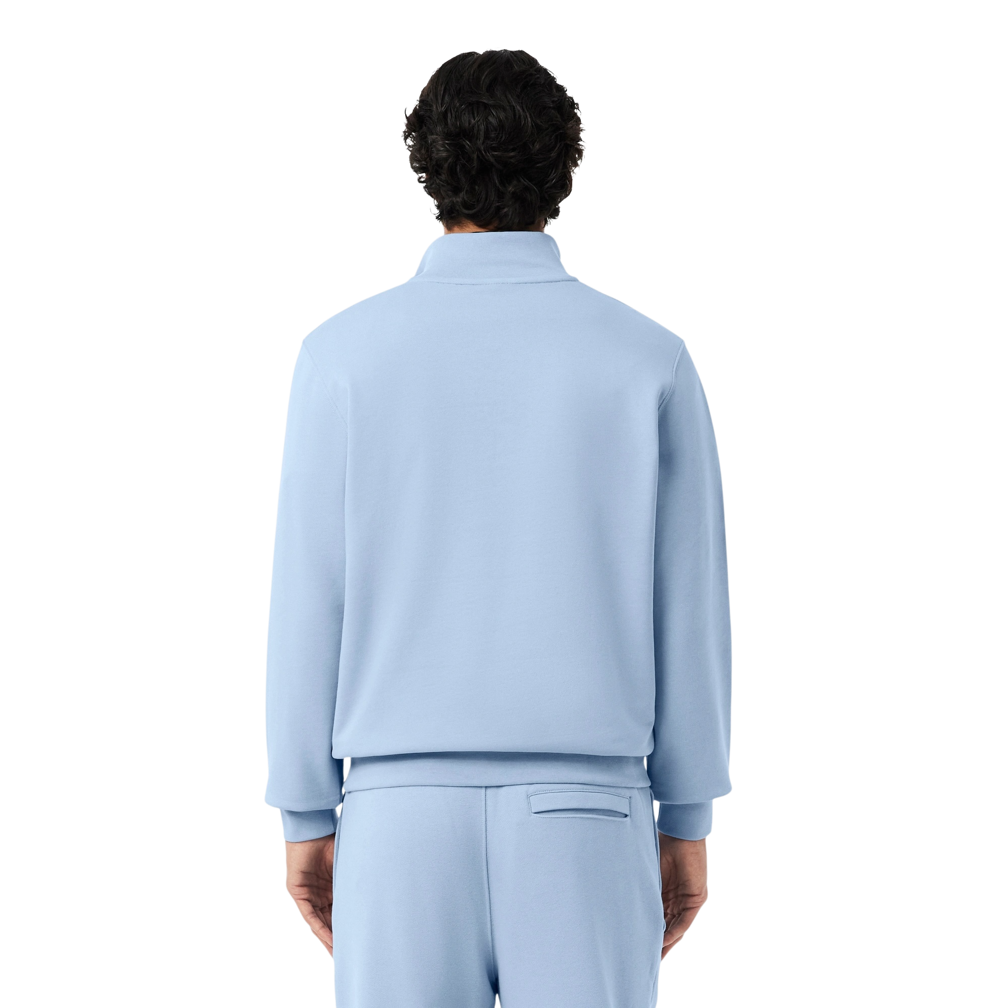 Lacoste High Neck Zipped Fleece Sweatshirt