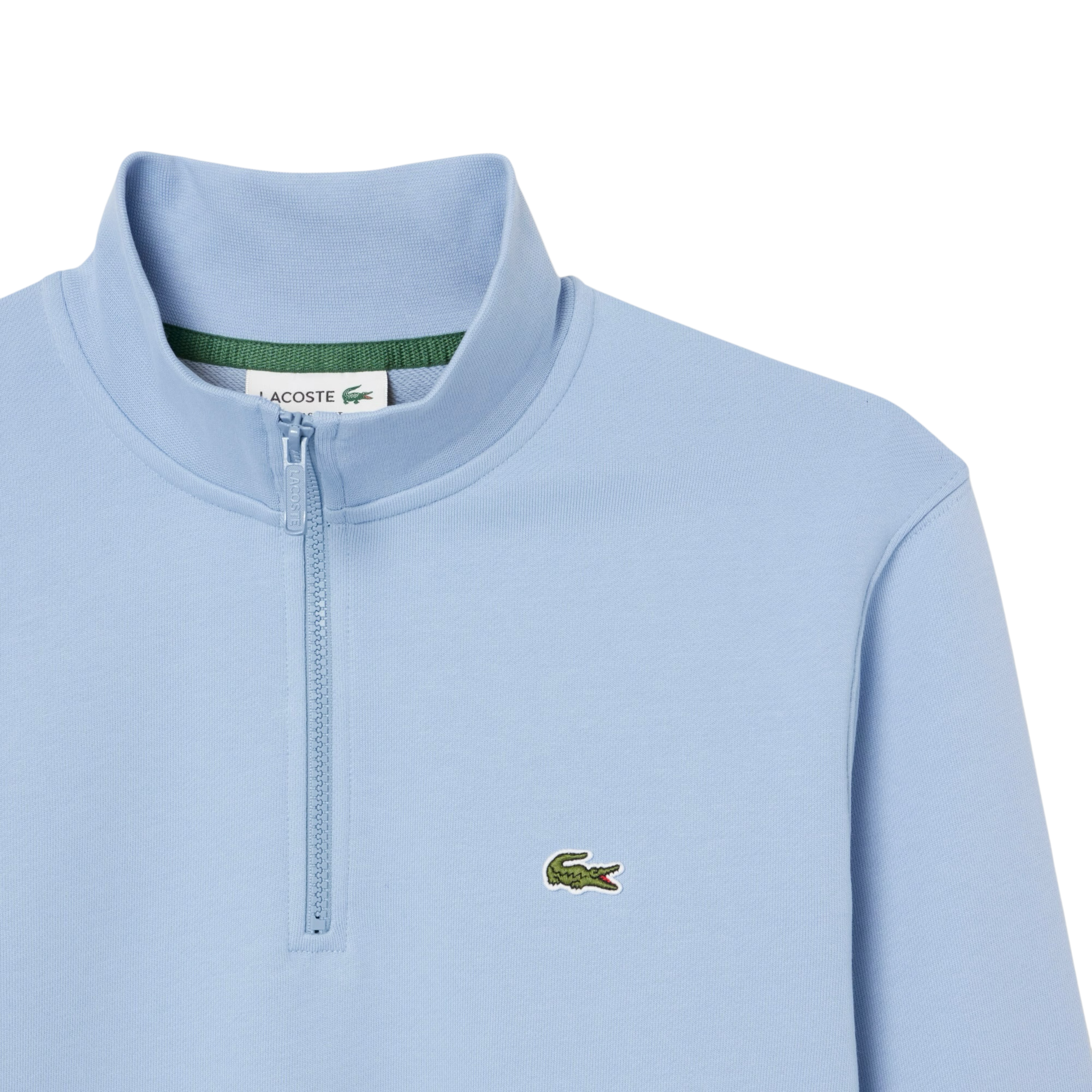 Lacoste High Neck Zipped Fleece Sweatshirt