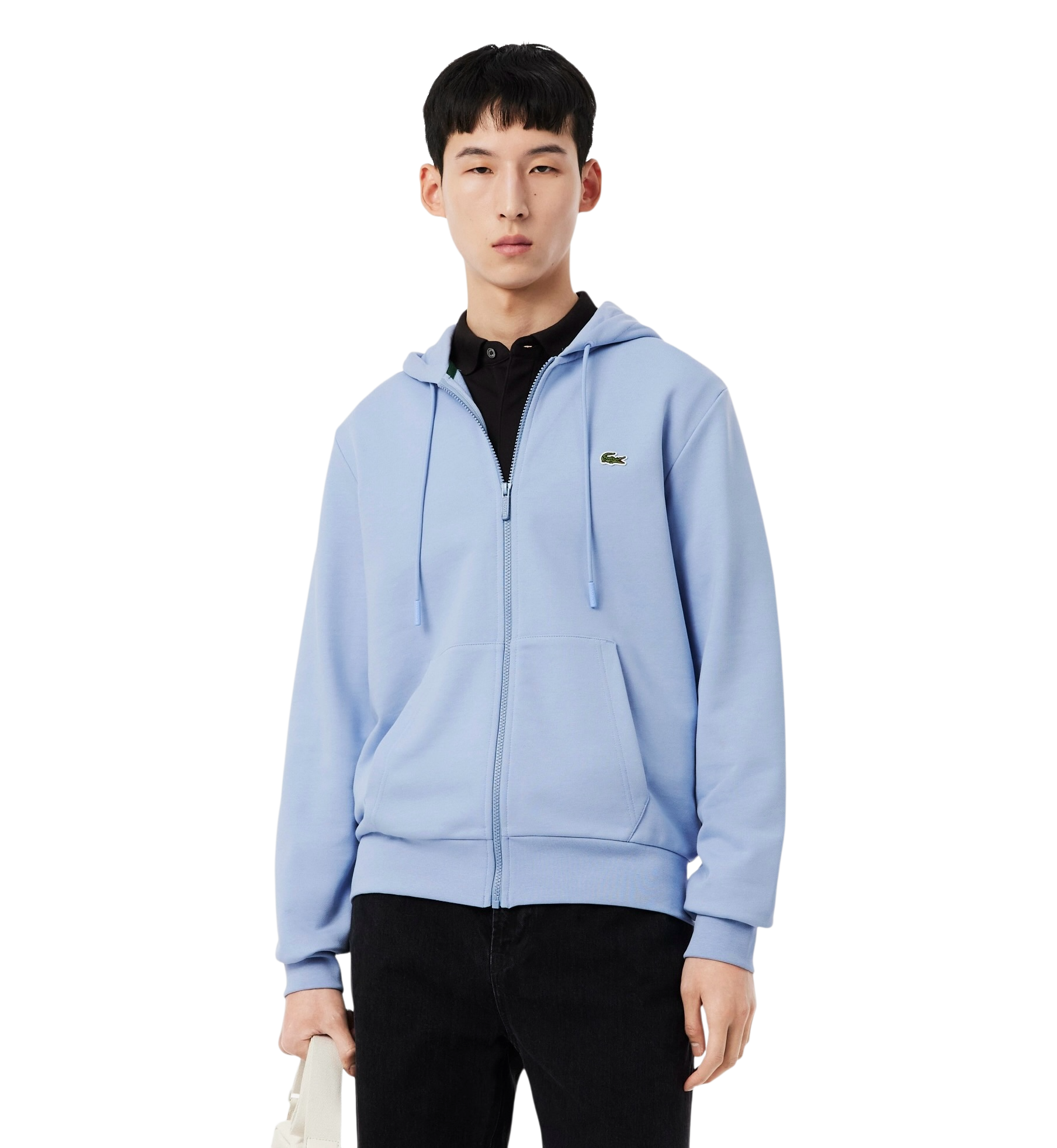 Lacoste Zip Up Cotton Hoodie