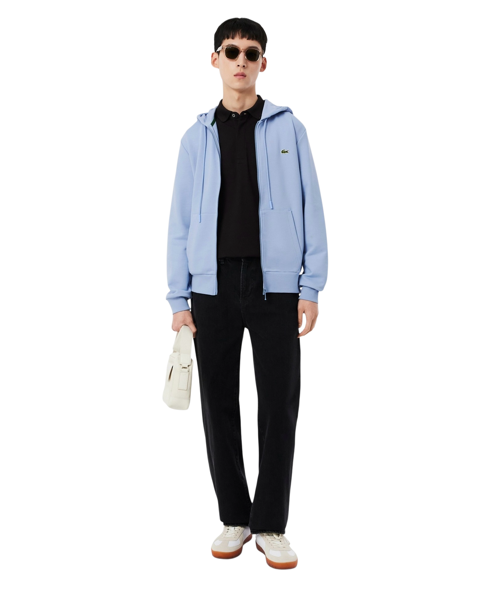 Lacoste Zip Up Cotton Hoodie