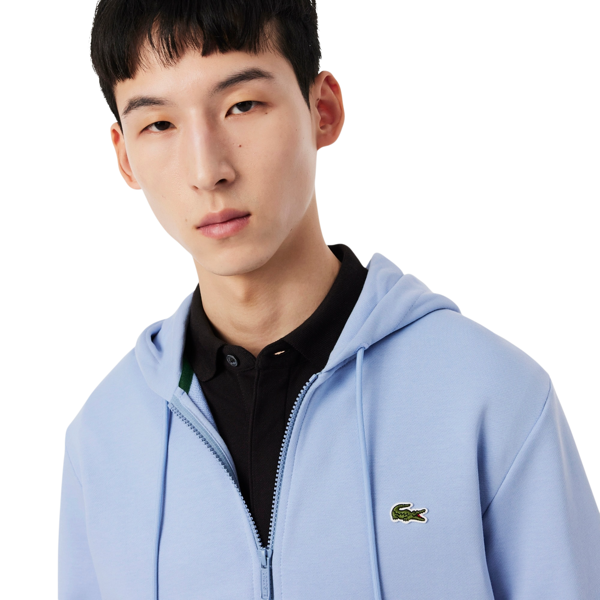 Lacoste Zip Up Cotton Hoodie