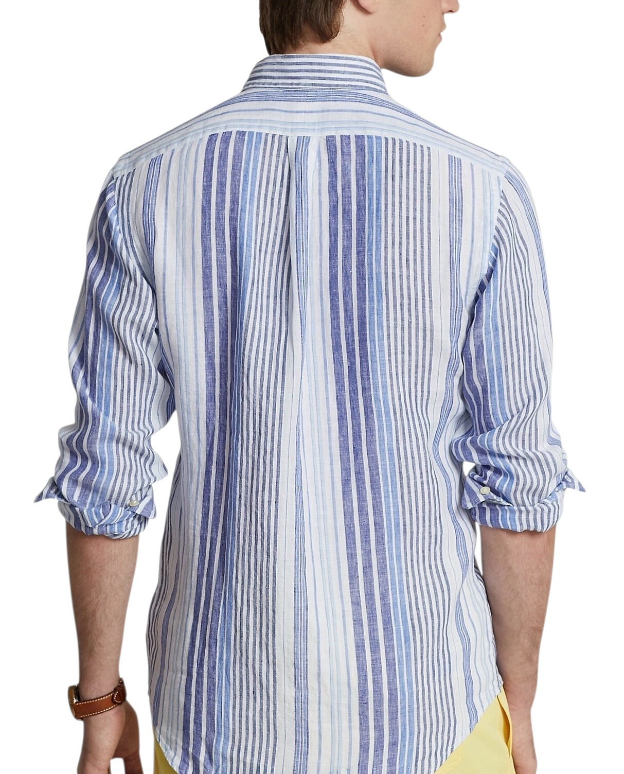 Polo Ralph Lauren Classic Fit Striped Linen Shirt