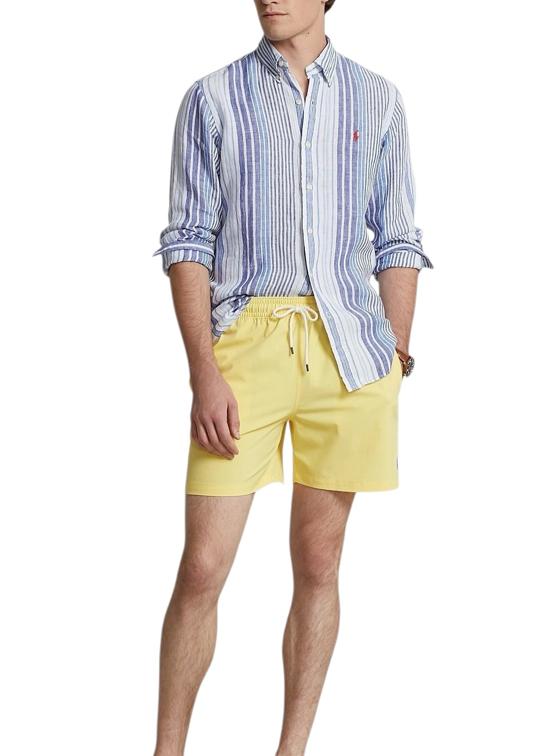 Polo Ralph Lauren Classic Fit Striped Linen Shirt