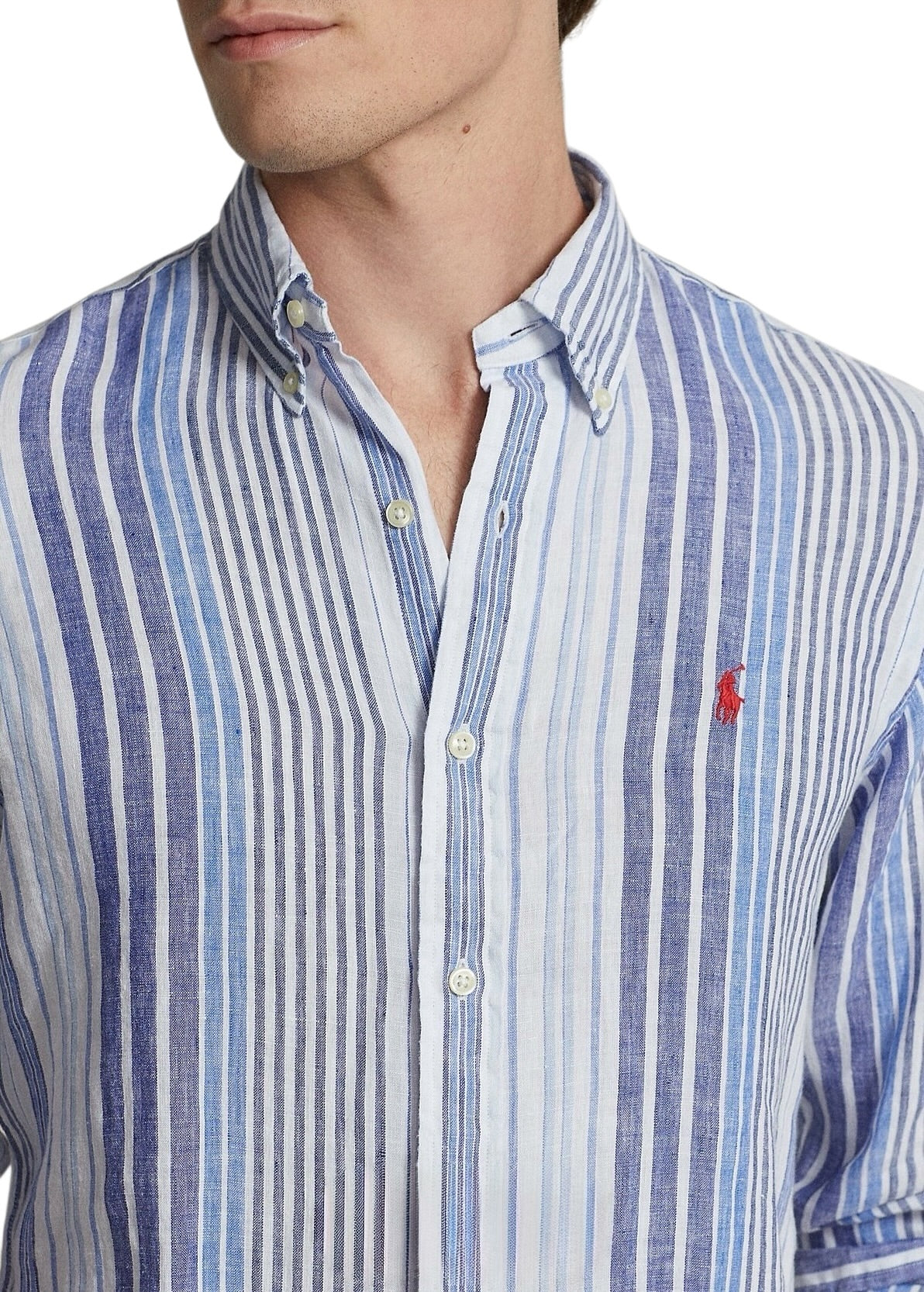 Polo Ralph Lauren Classic Fit Striped Linen Shirt