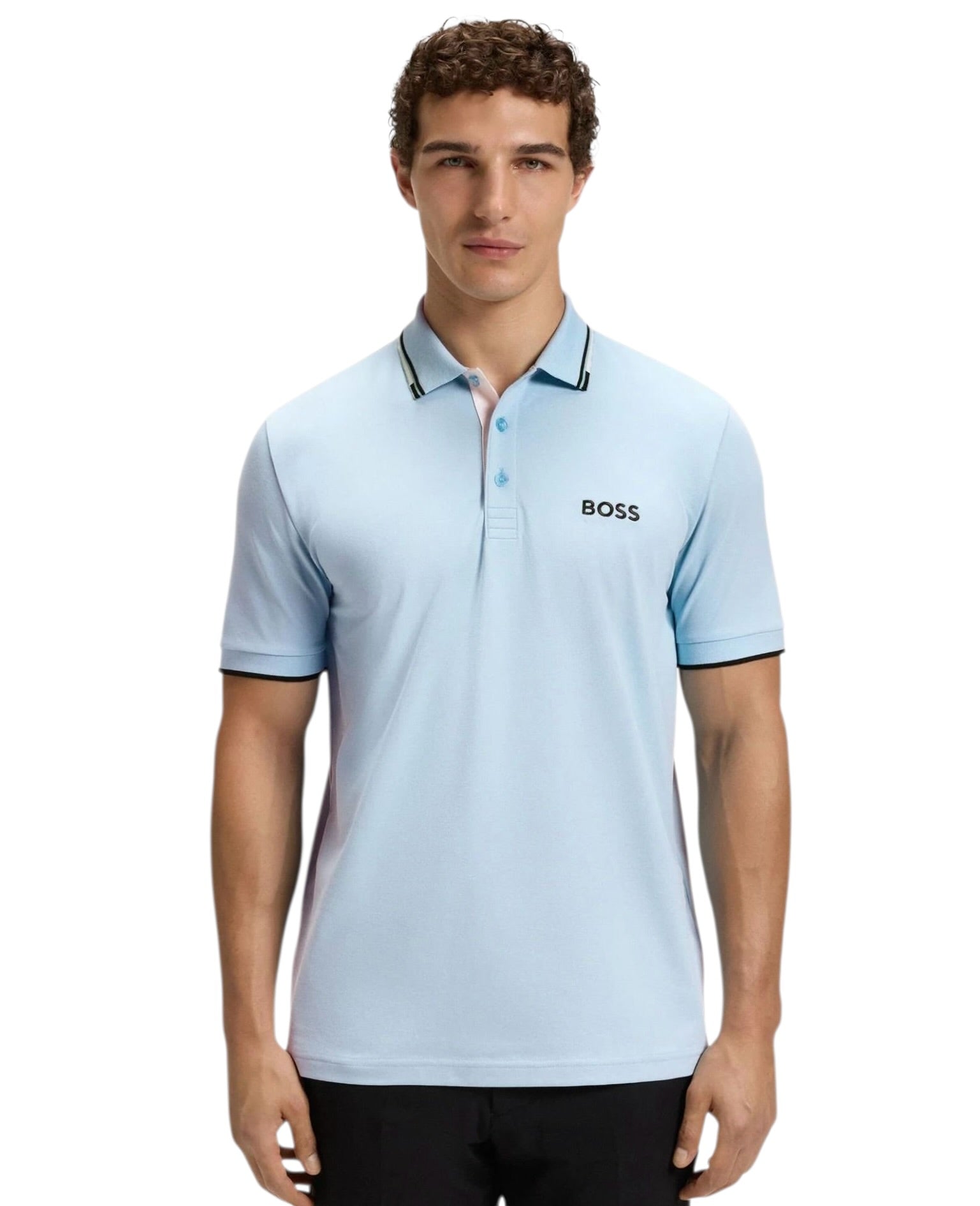 BOSS Active Paddy Pro Regular-Fit Polo Shirt In Quick-Dry Stretch Piqué