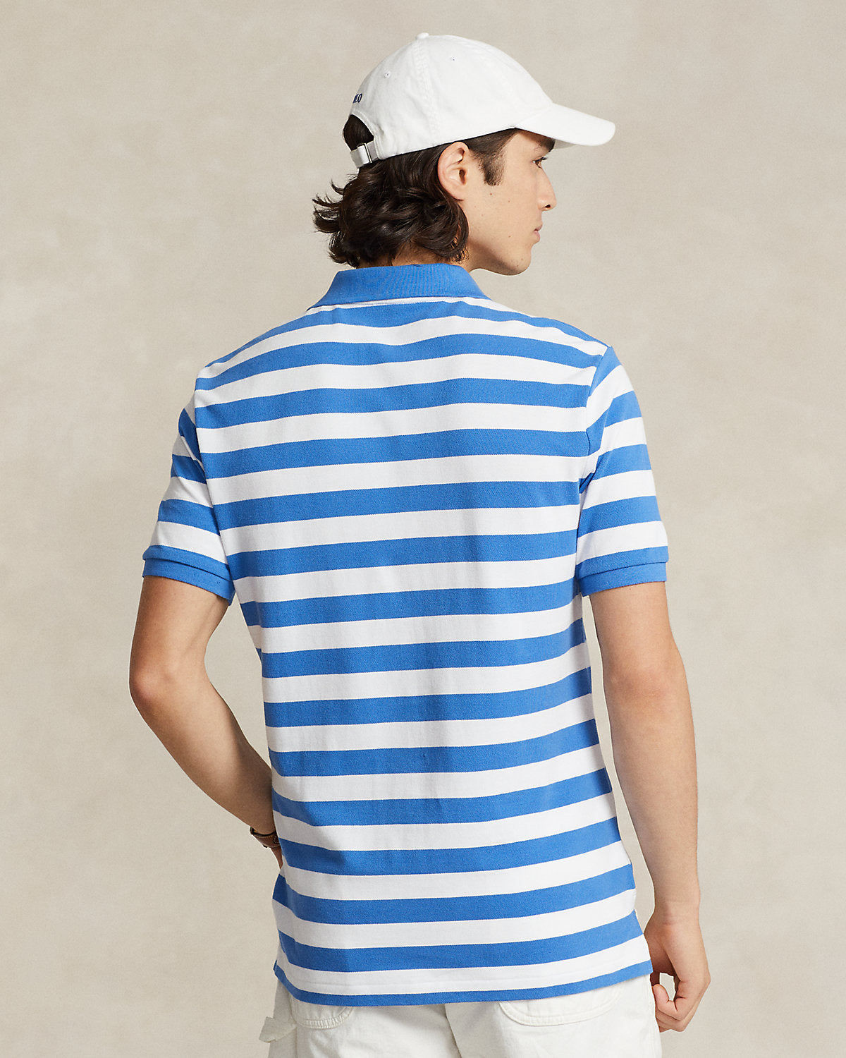 Polo Ralph Lauren Custom Slim Fit Striped Polo Shirt