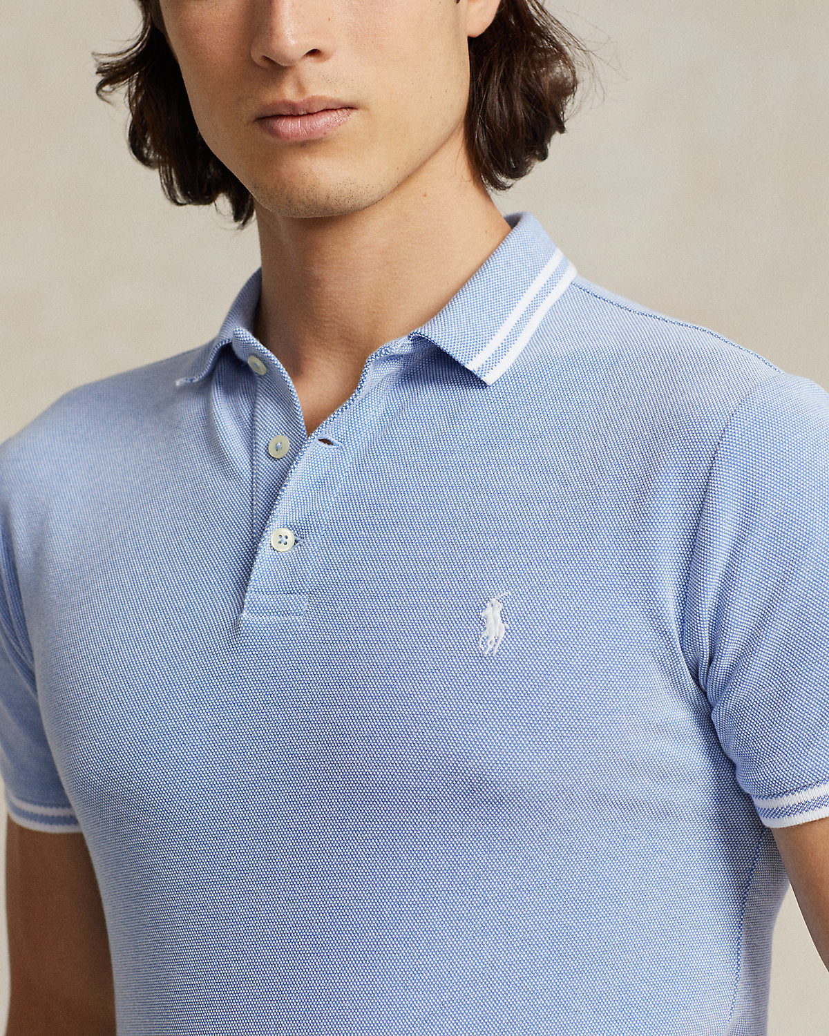 Polo Ralph Lauren Custom Slim Fit Stretch Mesh Polo Shirt