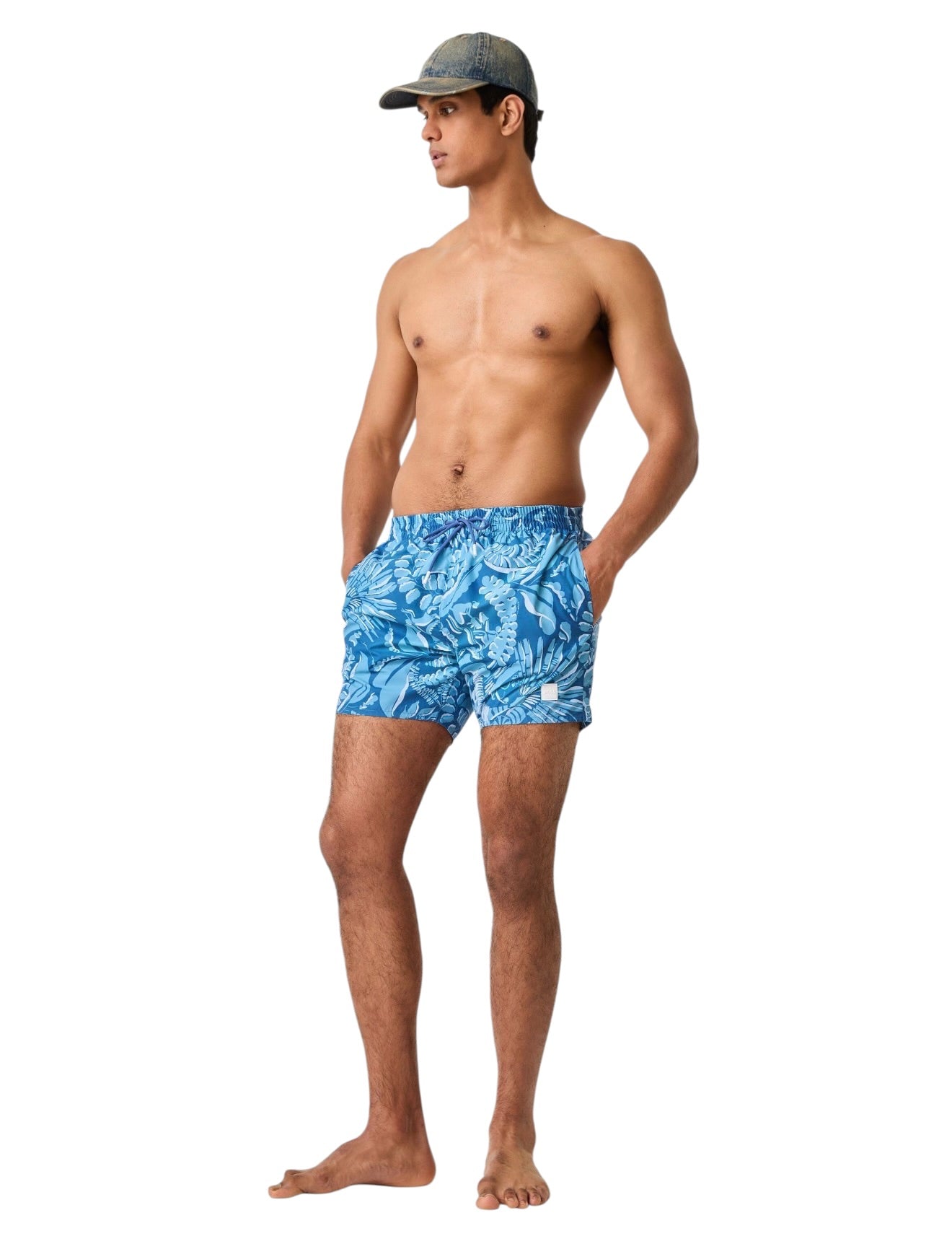 BOSS Piranha Tropical Print Swim Shorts