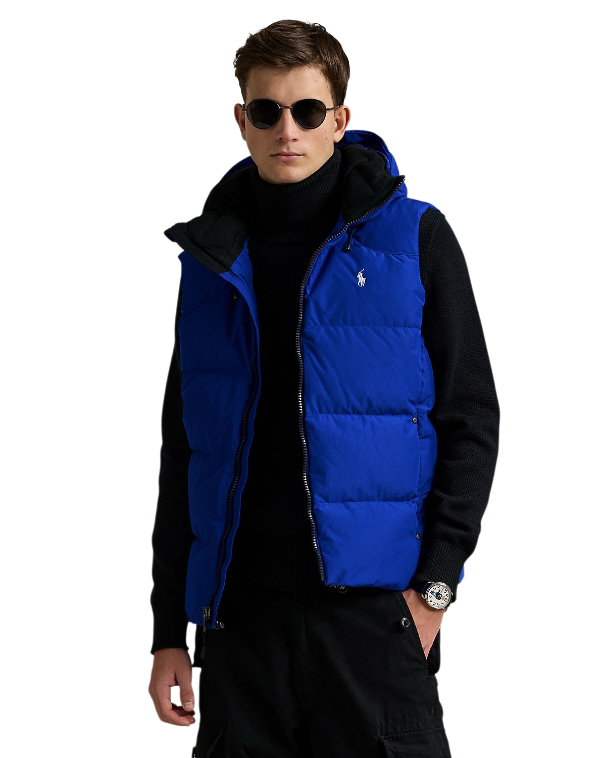 Polo Ralph Lauren Water Repellent Ripstop Hooded Down Insulated Gilet