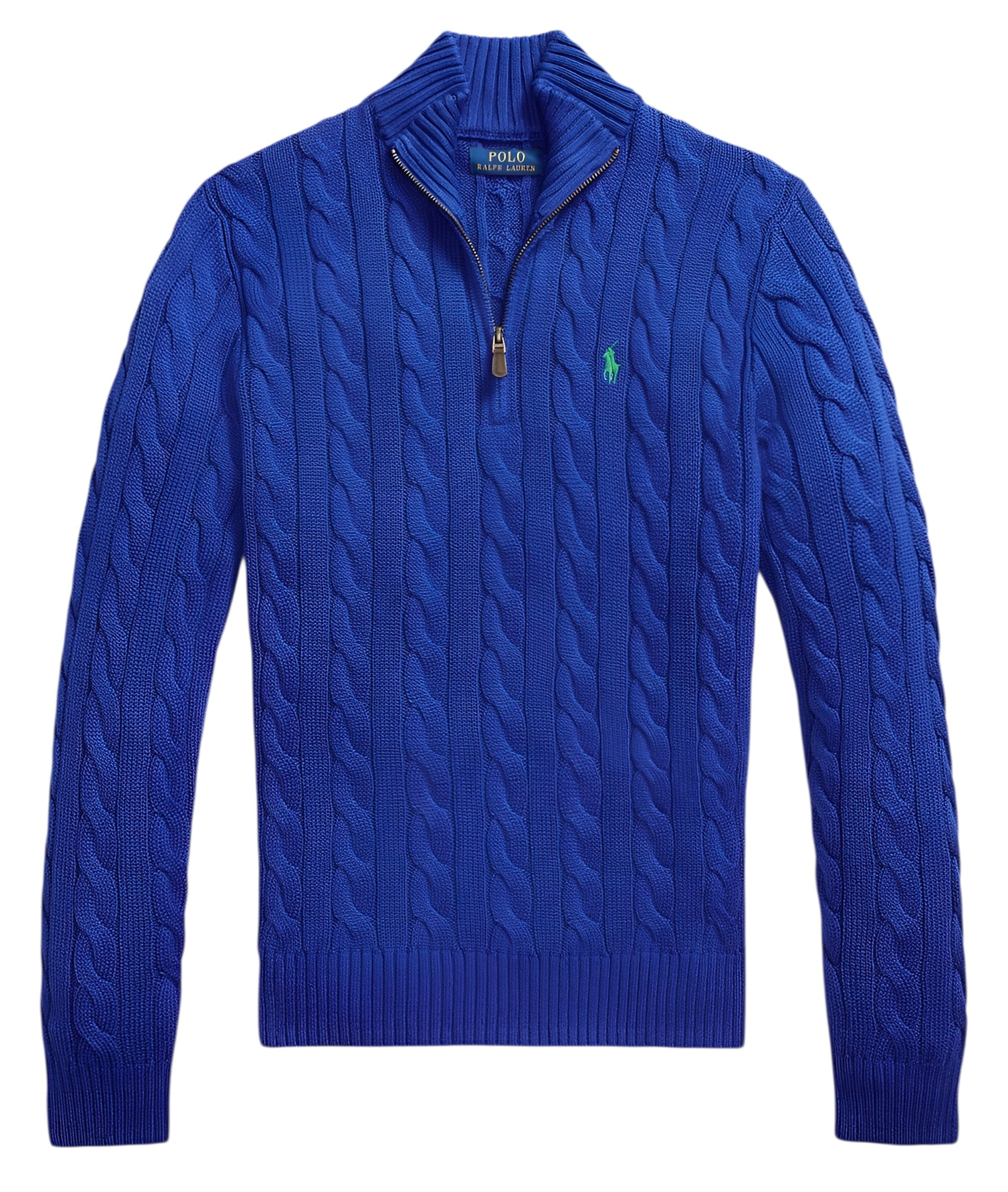 Polo Ralph Lauren Cable Knit Cotton Quarter-Zip Jumper