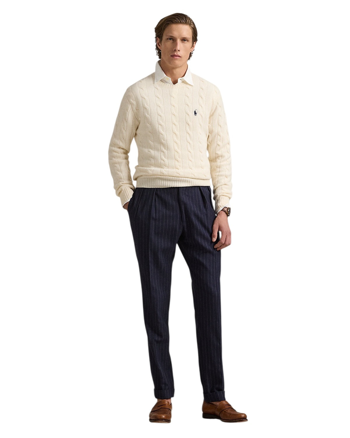 Polo Ralph Lauren Cable Knit Wool-Cashmere Jumper