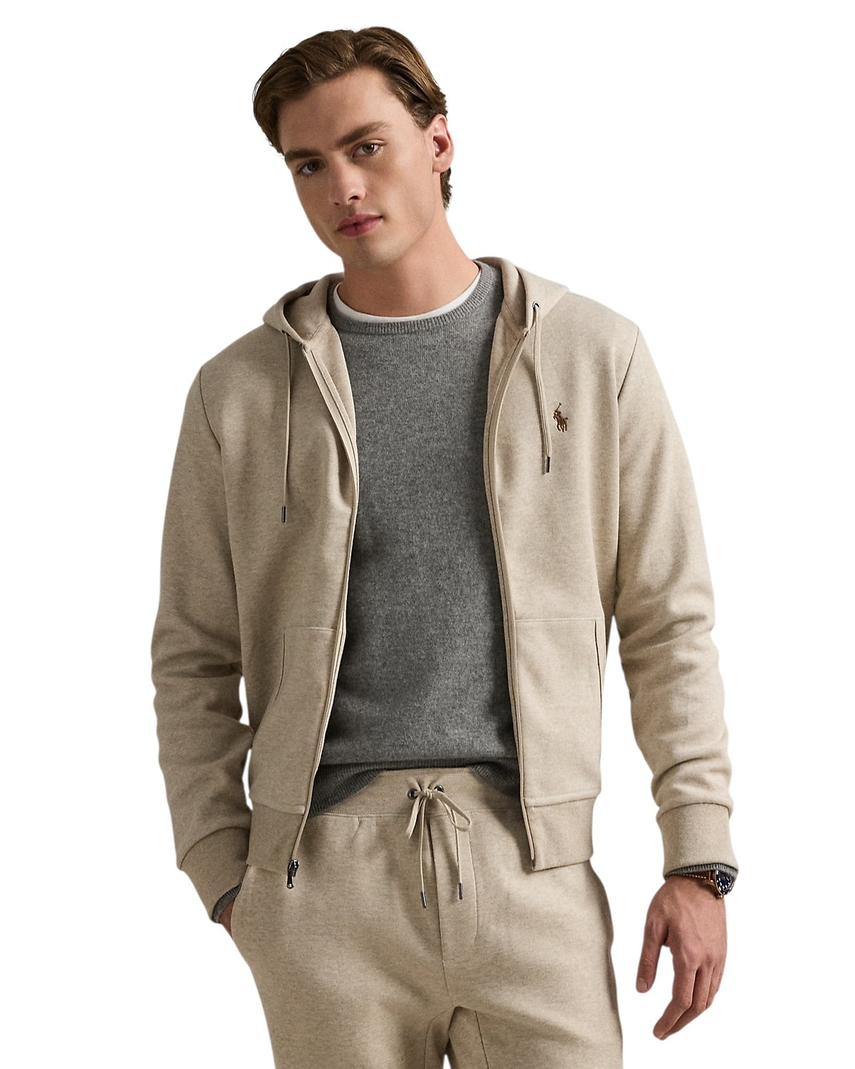 Polo Ralph Lauren Double-Knit Full-Zip Hoodie