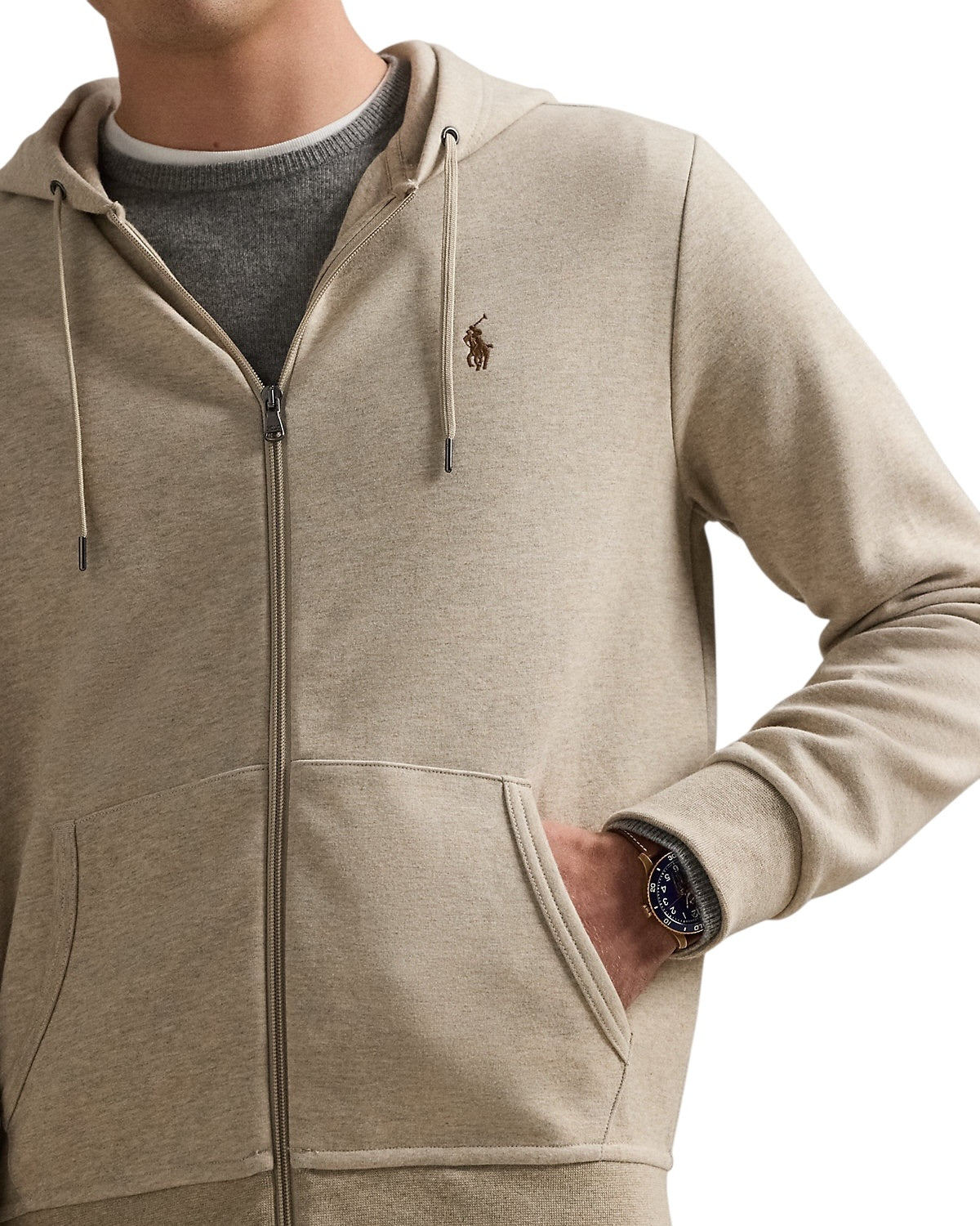 Polo Ralph Lauren Double-Knit Full-Zip Hoodie