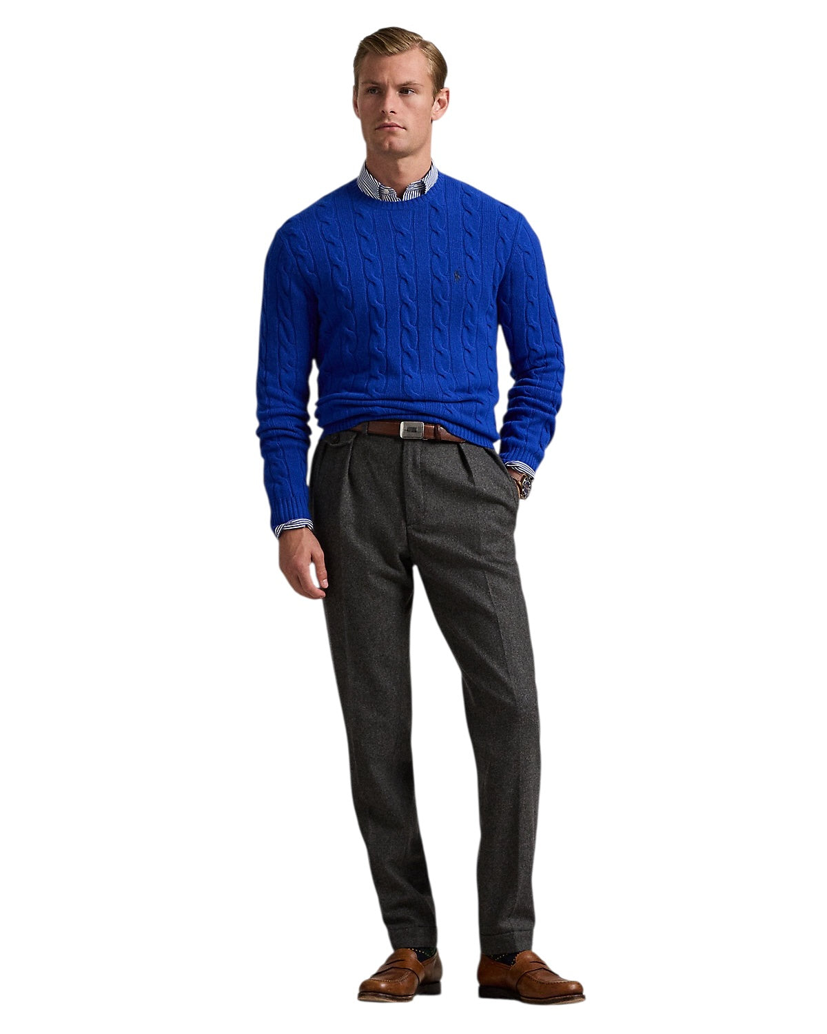 Polo Ralph Lauren Cable Knit Wool-Cashmere Jumper