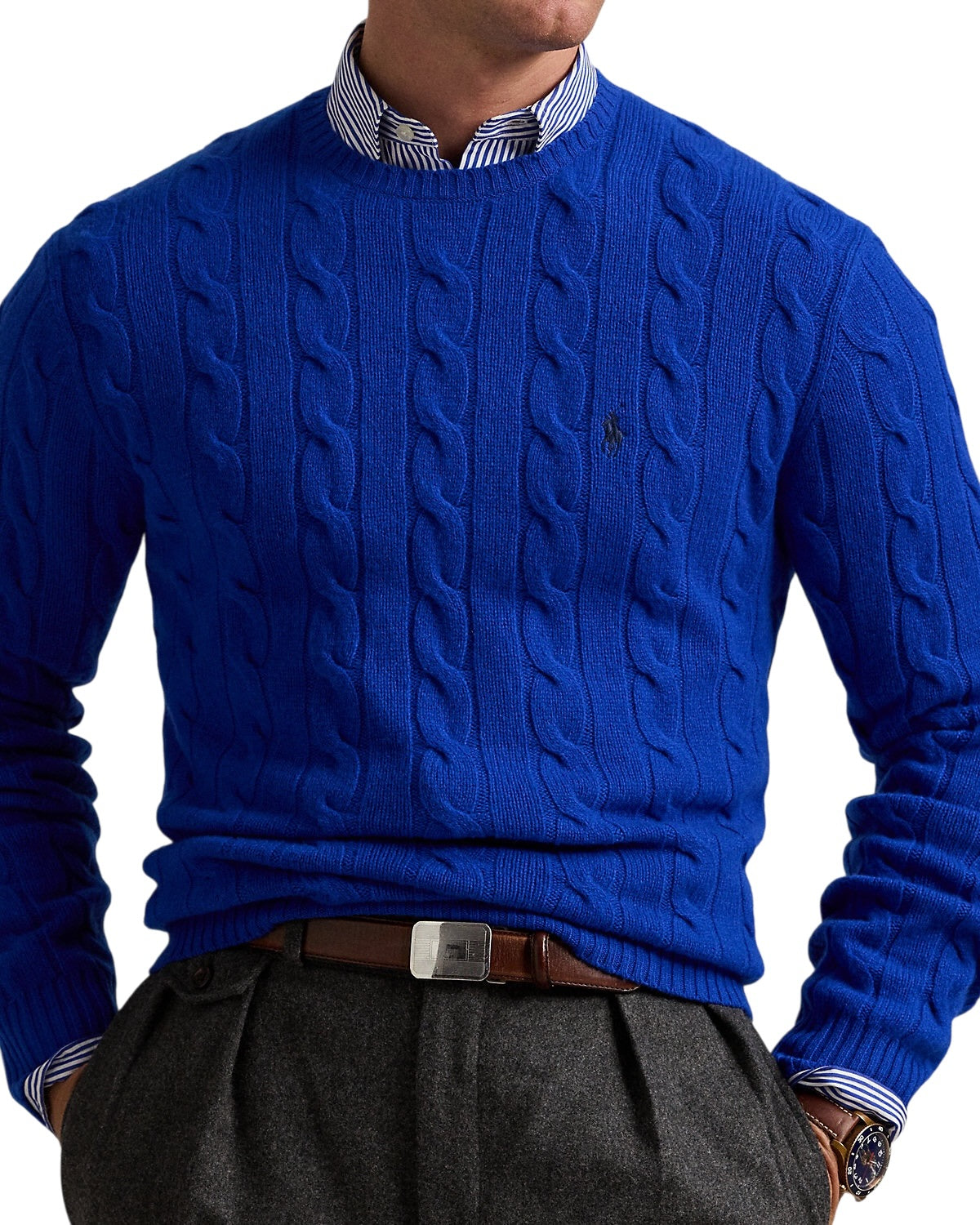 Polo Ralph Lauren Cable Knit Wool-Cashmere Jumper