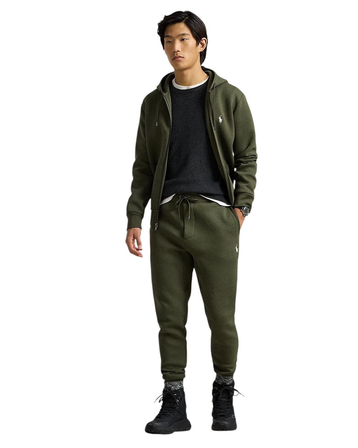 Polo Ralph Lauren Double-Knit Full-Zip Hoodie