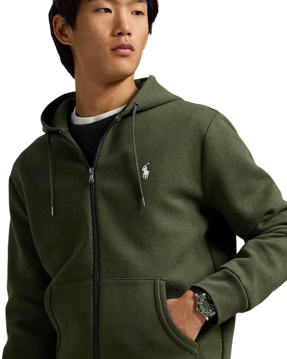 Polo Ralph Lauren Double-Knit Full-Zip Hoodie