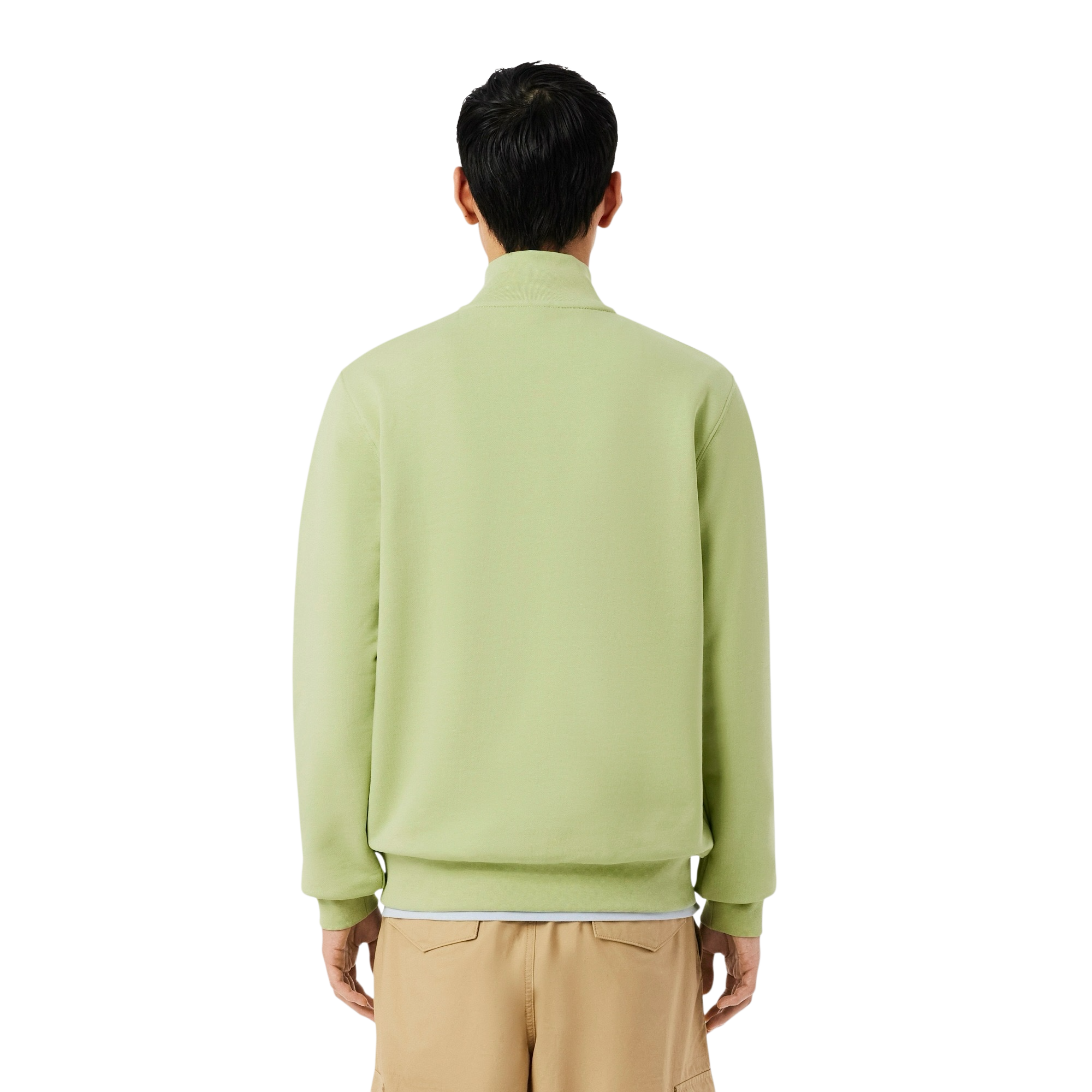 Lacoste High Neck Zipped Fleece Sweatshirt